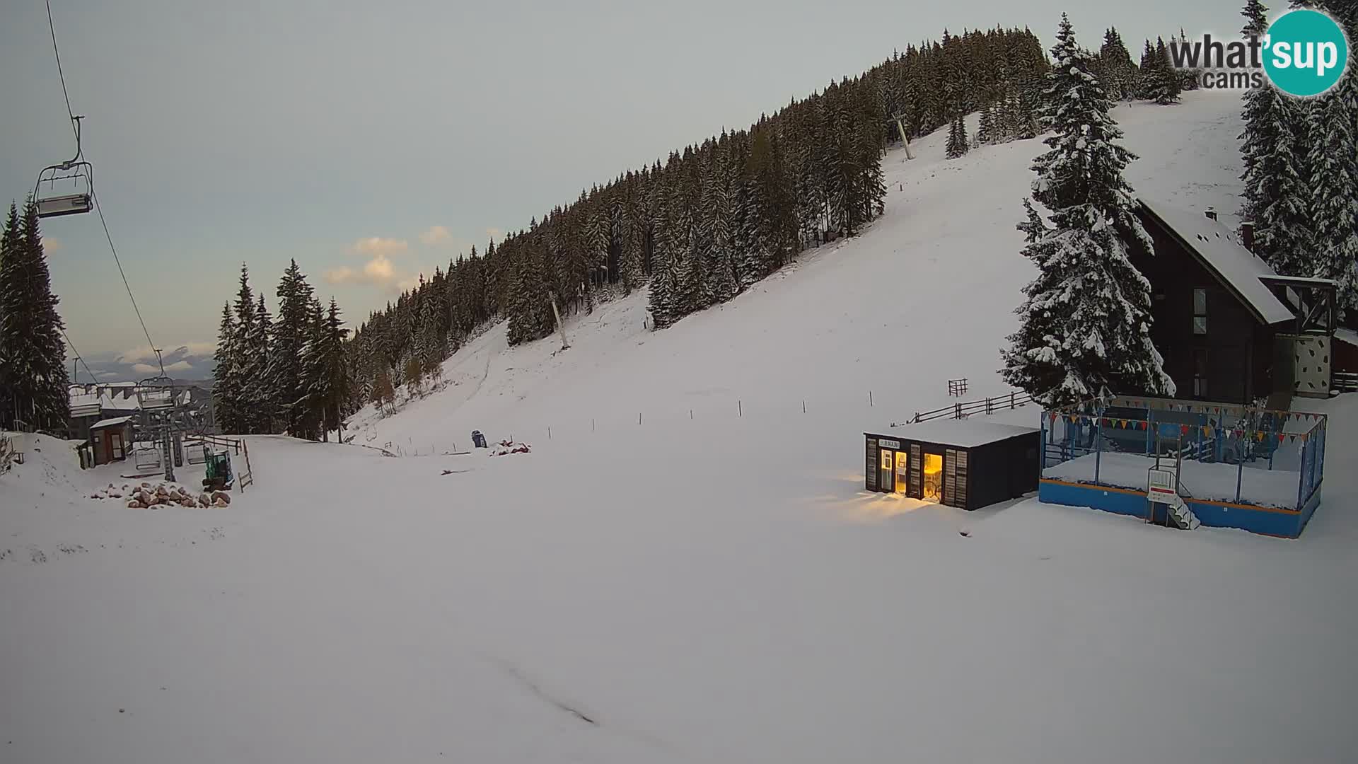 GOLTE stazione sciistica webcam – vista Medvedjak – Slovenia