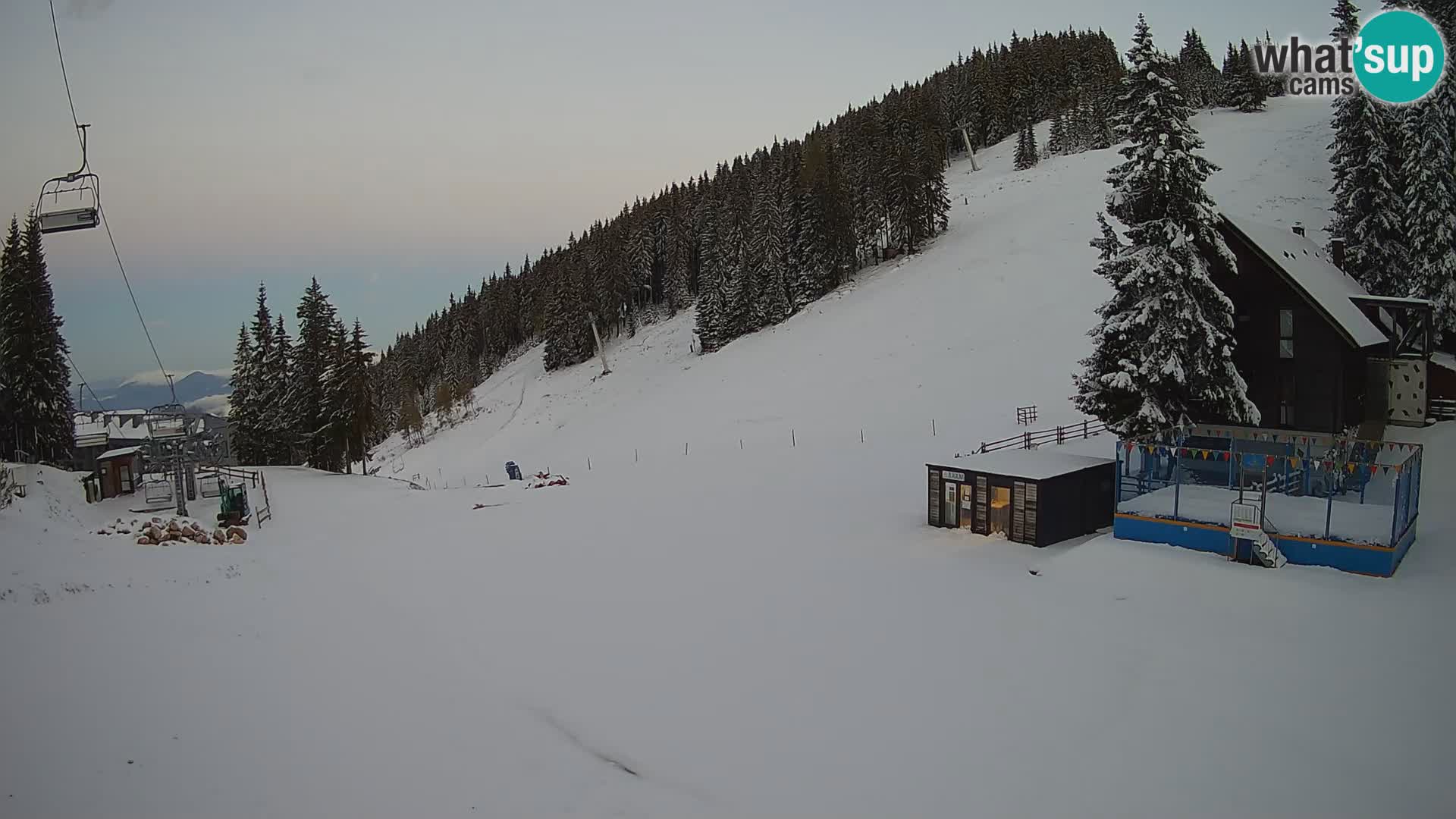 GOLTE stazione sciistica webcam – vista Medvedjak – Slovenia