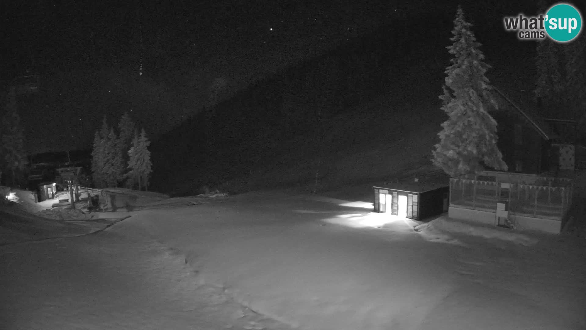 GOLTE Ski resort live webcam – view to Medvedjak – Slovenia