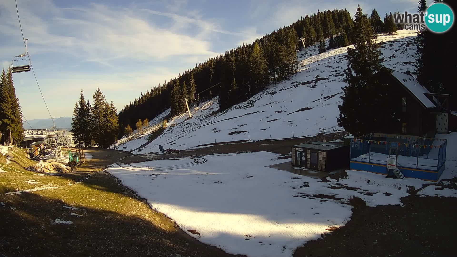 Webcam en direct de la station de ski de GOLTE – vue sur Medvedjak – Slovénie