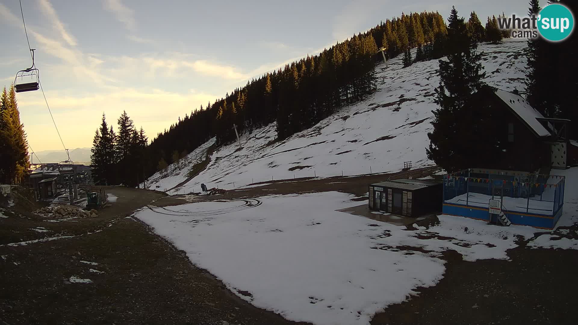 Webcam en direct de la station de ski de GOLTE – vue sur Medvedjak – Slovénie