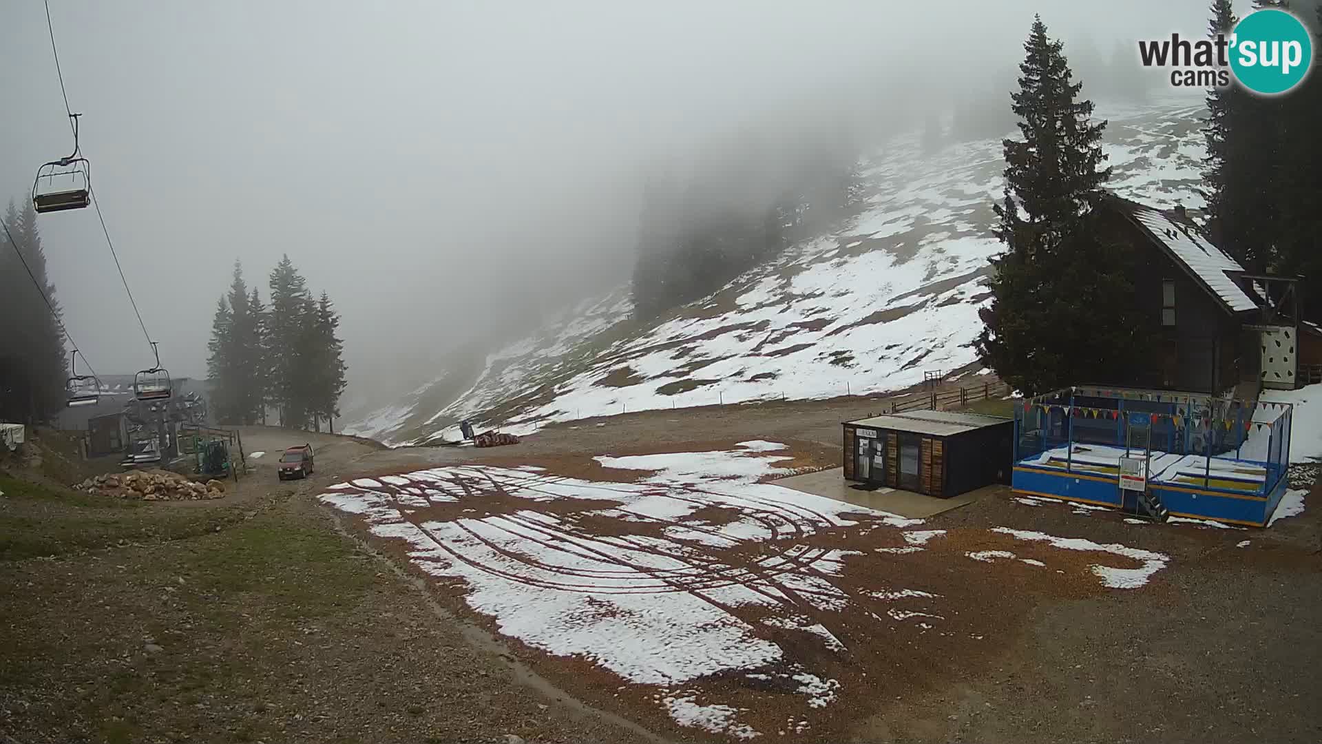 GOLTE Ski resort live webcam – view to Medvedjak – Slovenia