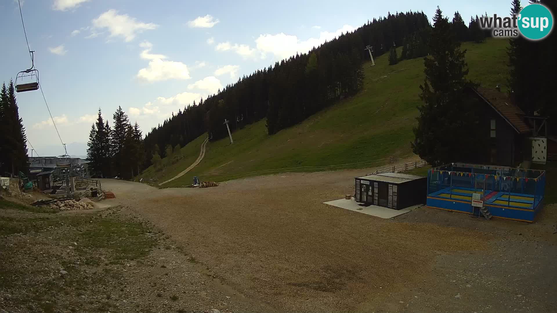 Cámara web en vivo de la estación de esquí GOLTE – vista a Medvedjak – Eslovenia