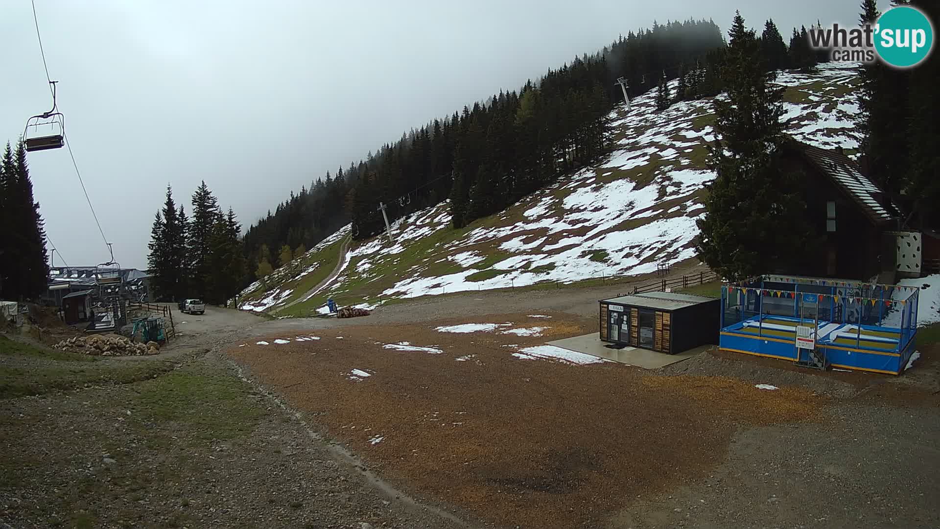 Webcam en direct de la station de ski de GOLTE – vue sur Medvedjak – Slovénie