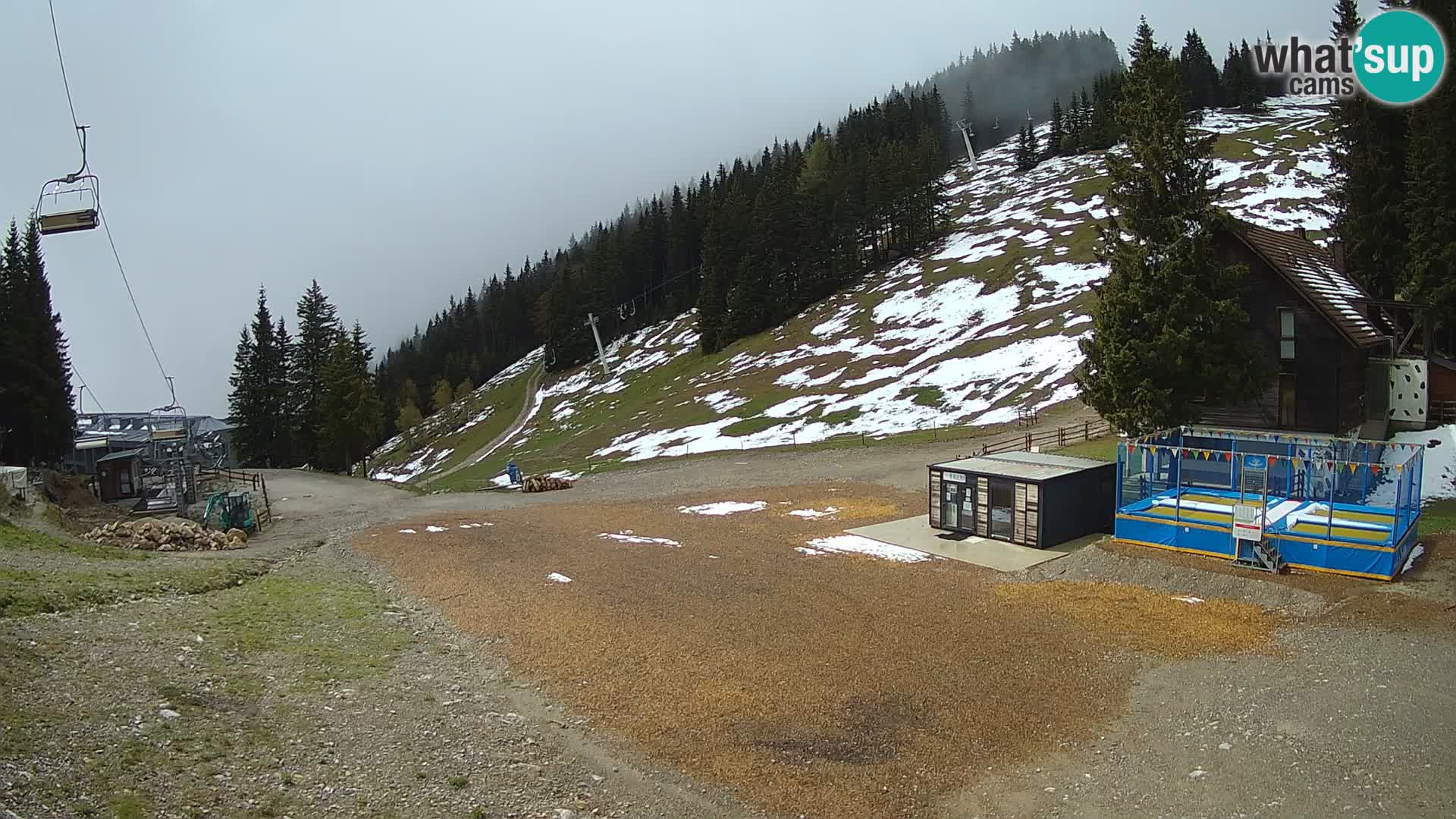 GOLTE Ski resort live webcam – view to Medvedjak – Slovenia