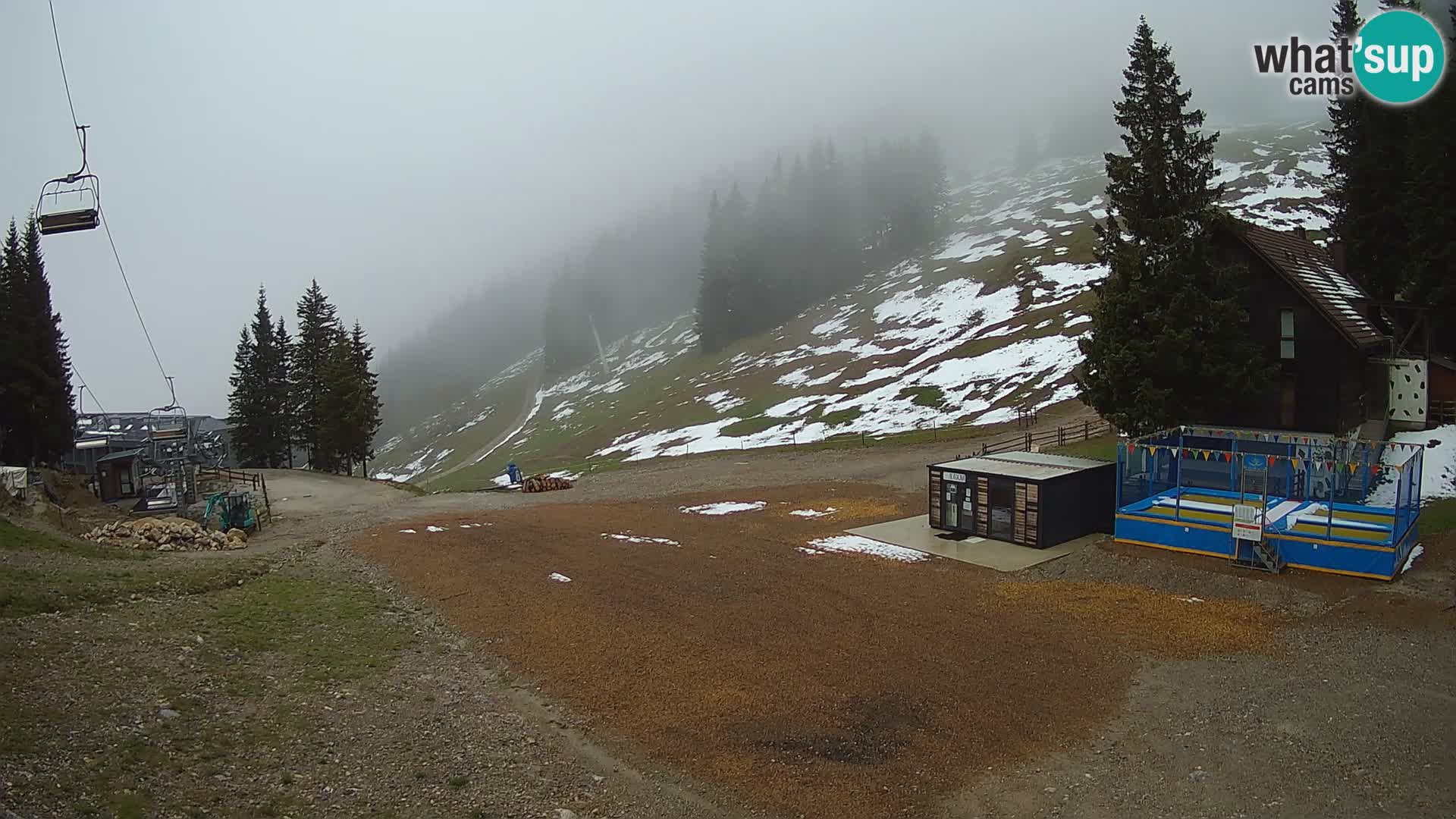 Webcam en direct de la station de ski de GOLTE – vue sur Medvedjak – Slovénie