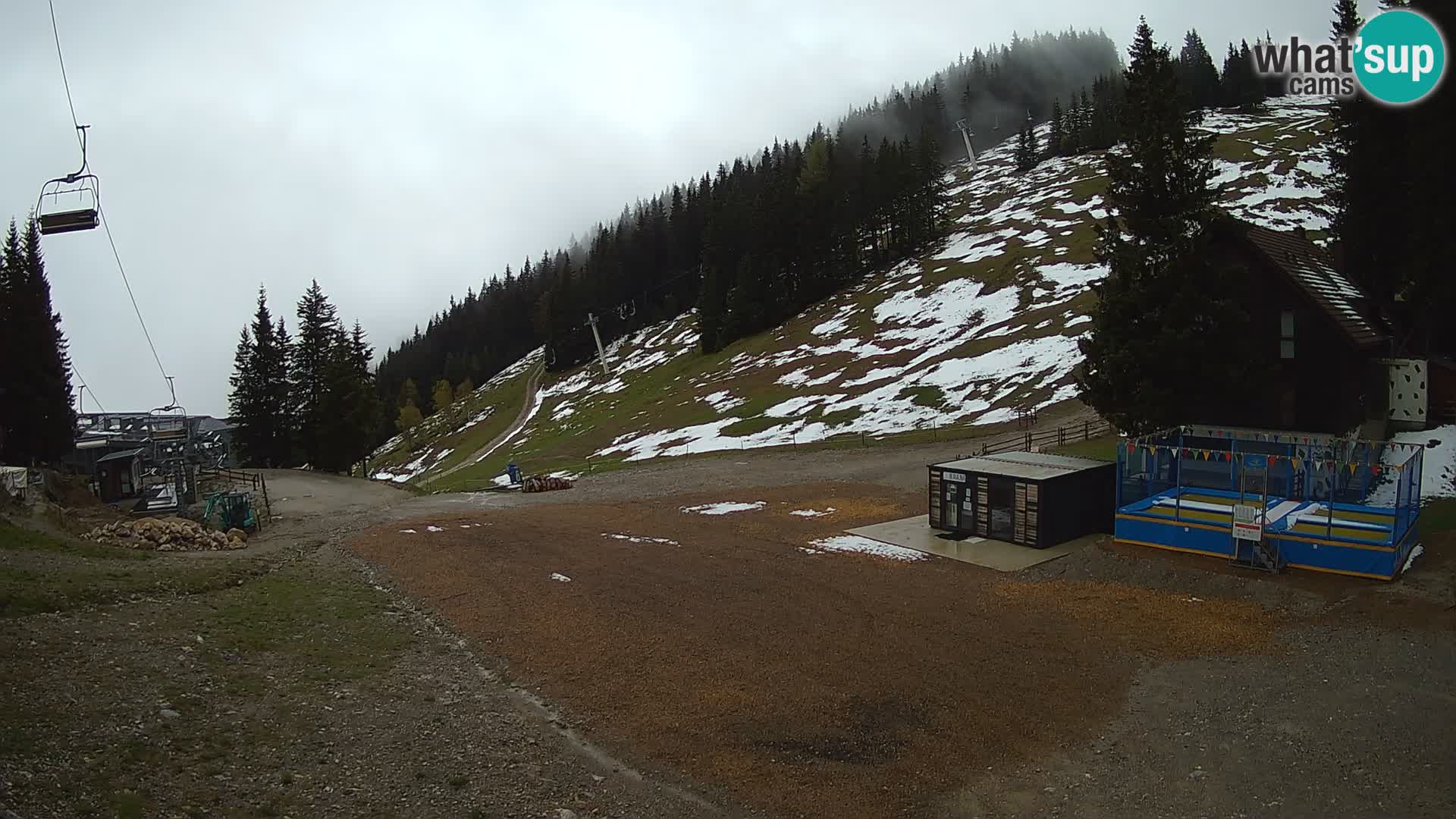 GOLTE Ski resort live webcam – view to Medvedjak – Slovenia