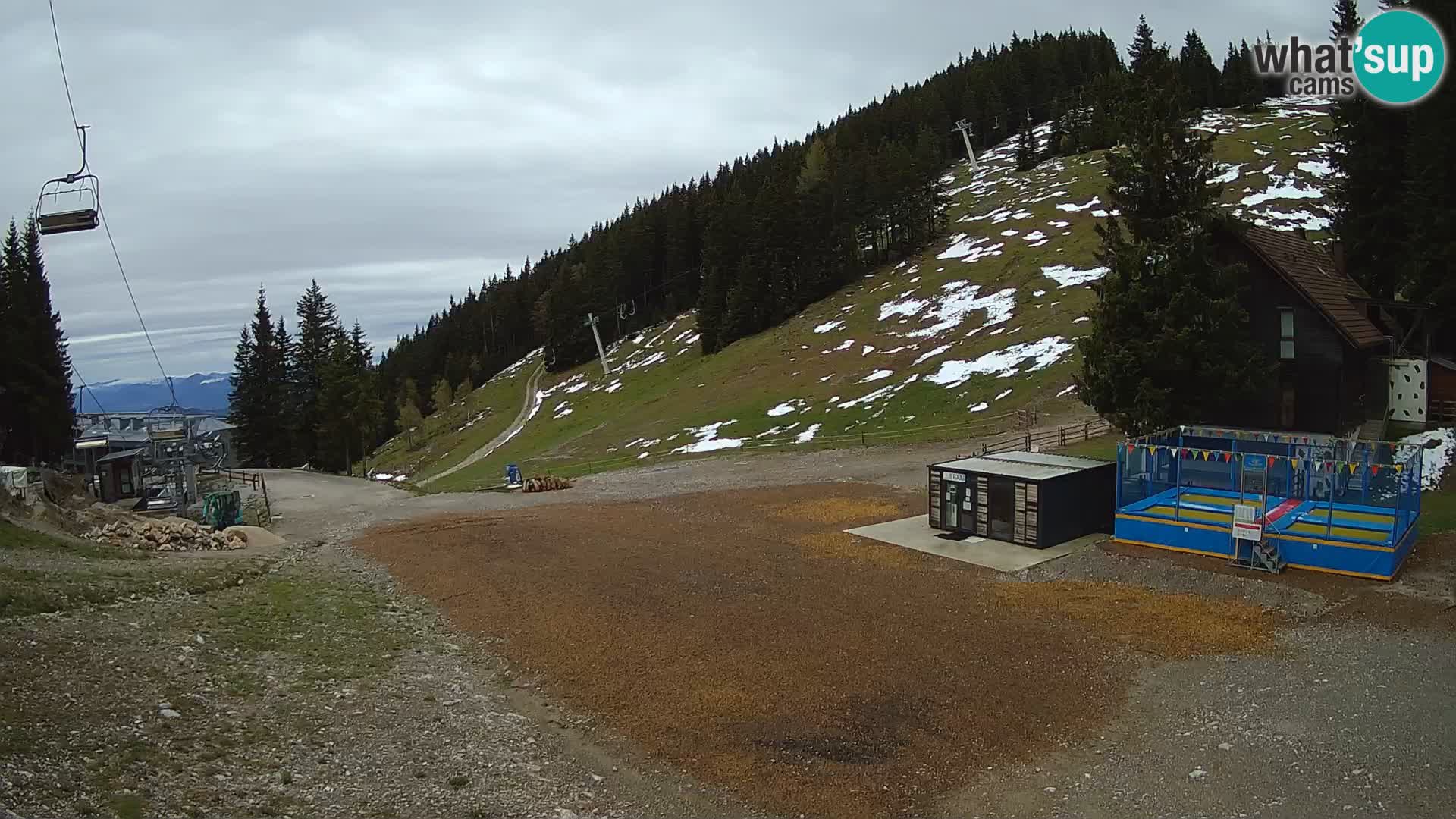 GOLTE Ski resort live webcam – view to Medvedjak – Slovenia