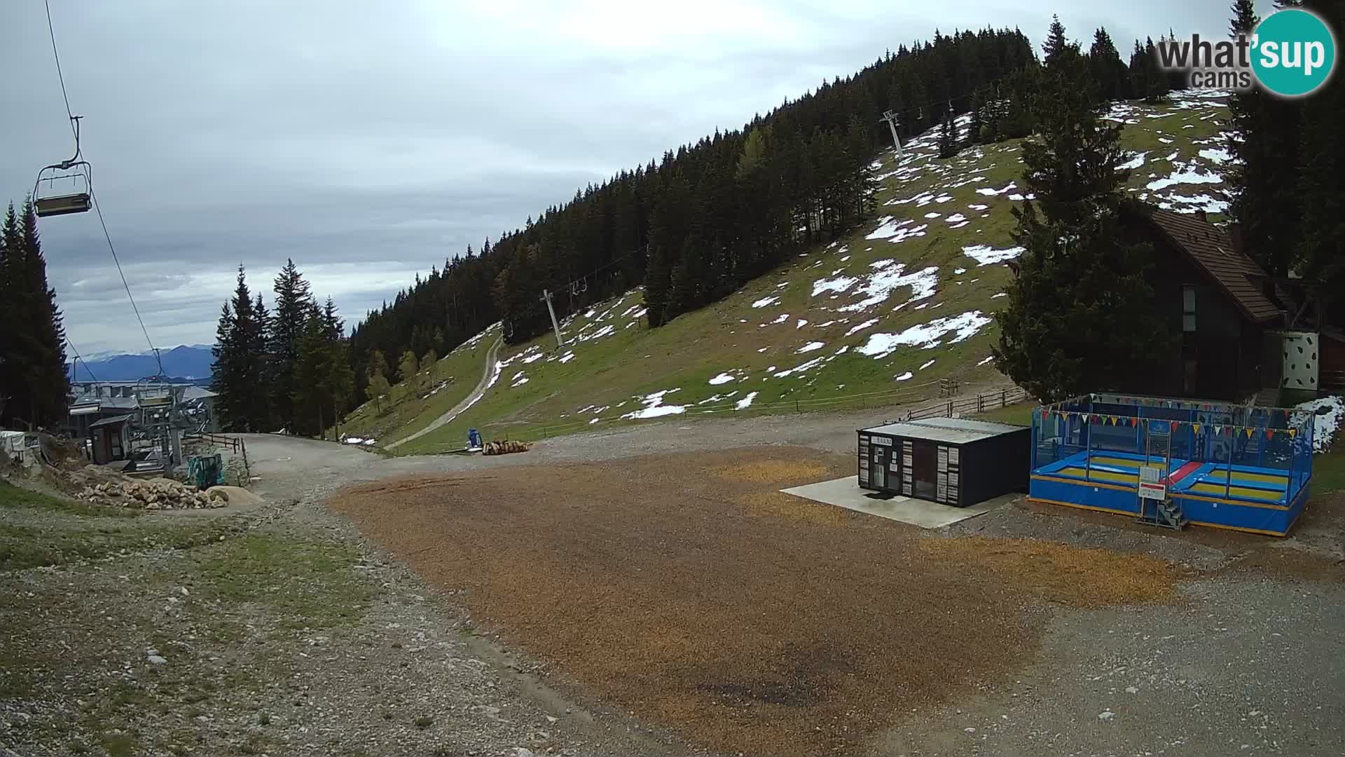 GOLTE Ski resort live webcam – view to Medvedjak – Slovenia