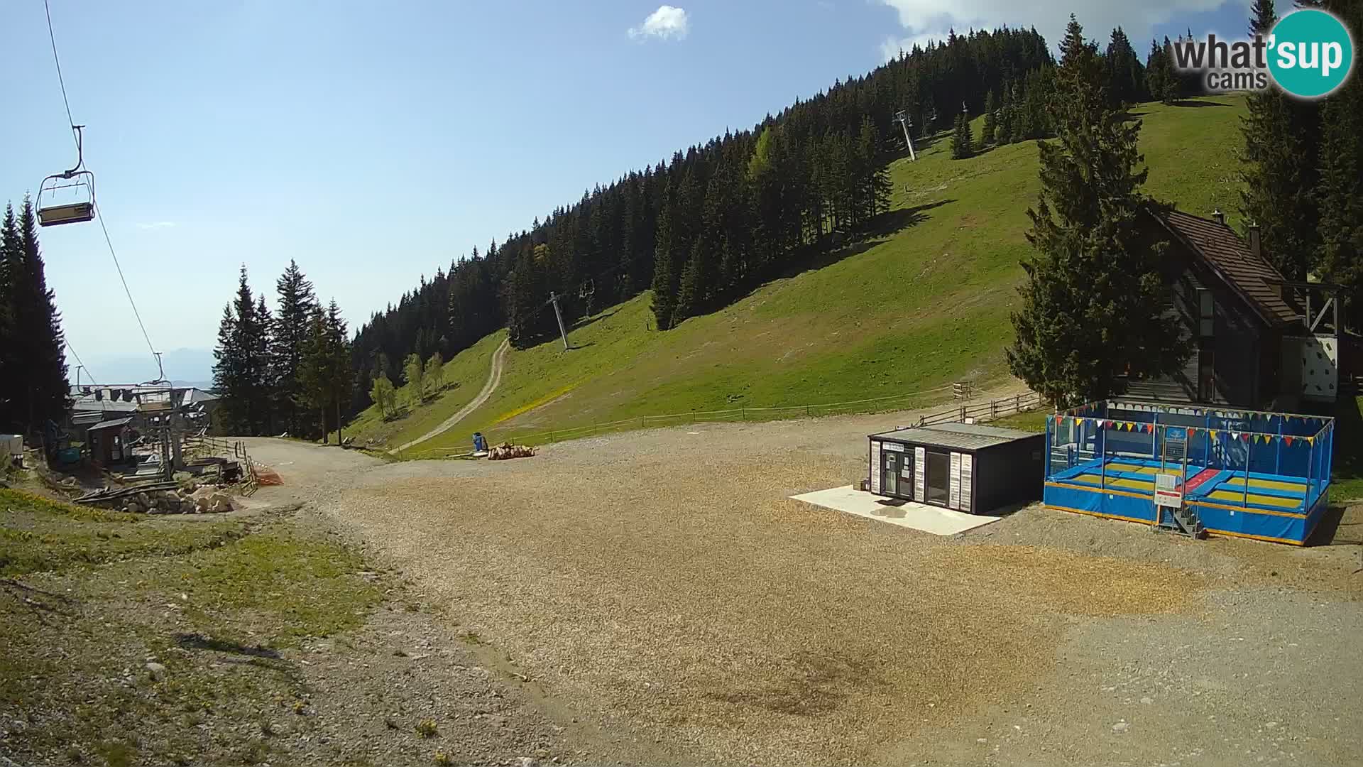 GOLTE skijalište web kamera – pogled na Medvedjak – Slovenija