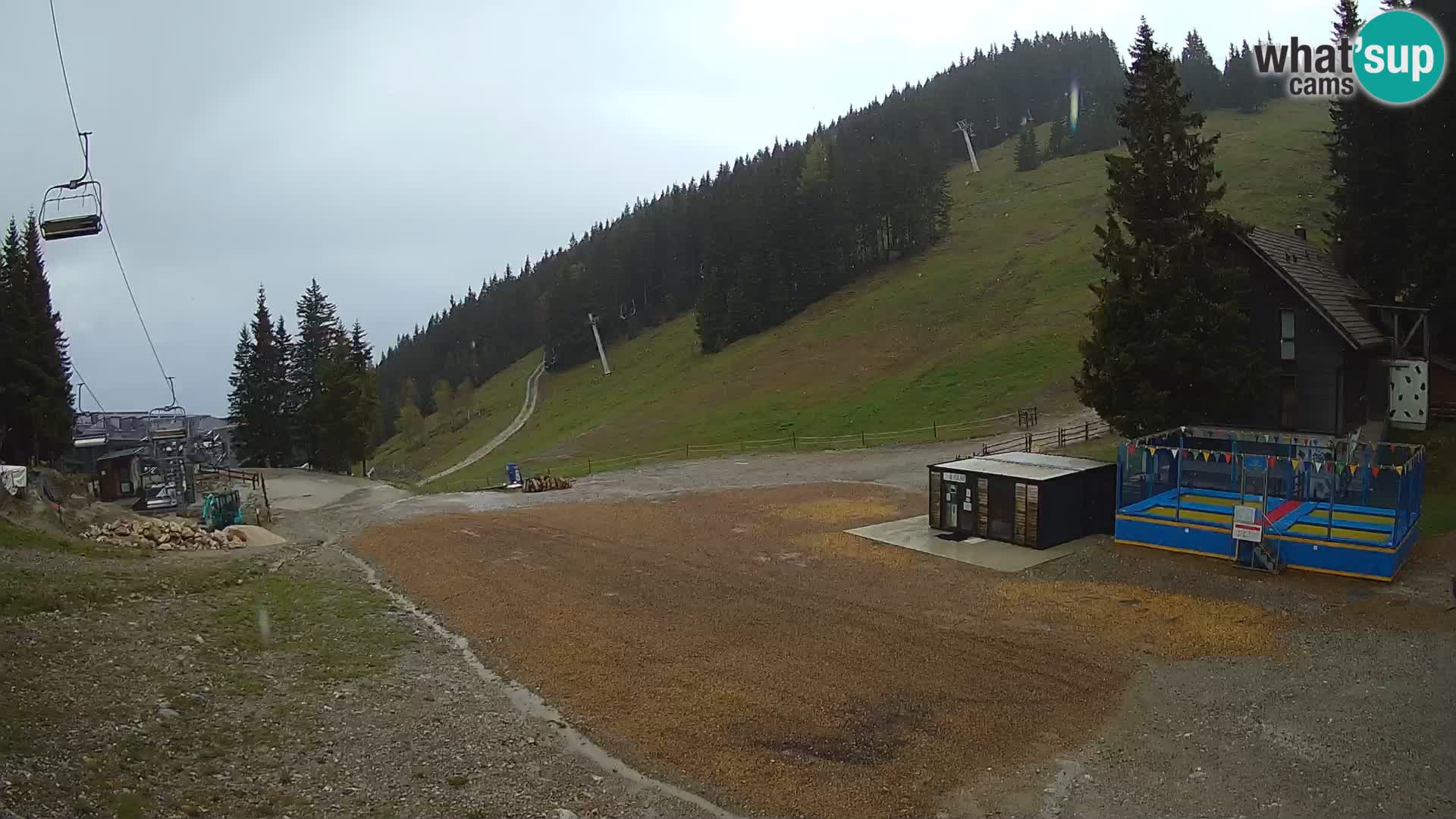 GOLTE Ski resort live webcam – view to Medvedjak – Slovenia