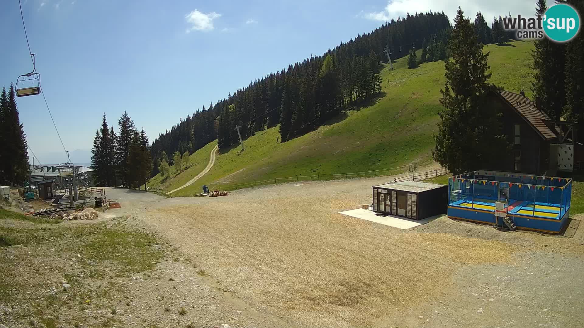 GOLTE skijalište web kamera – pogled na Medvedjak – Slovenija