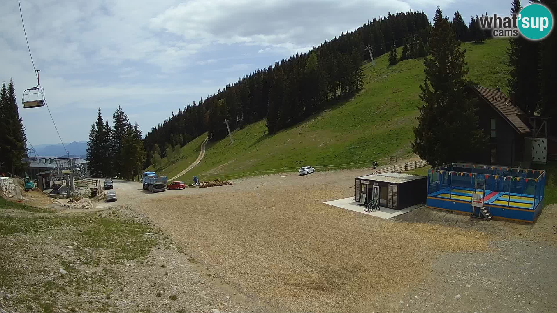GOLTE skijalište web kamera – pogled na Medvedjak – Slovenija