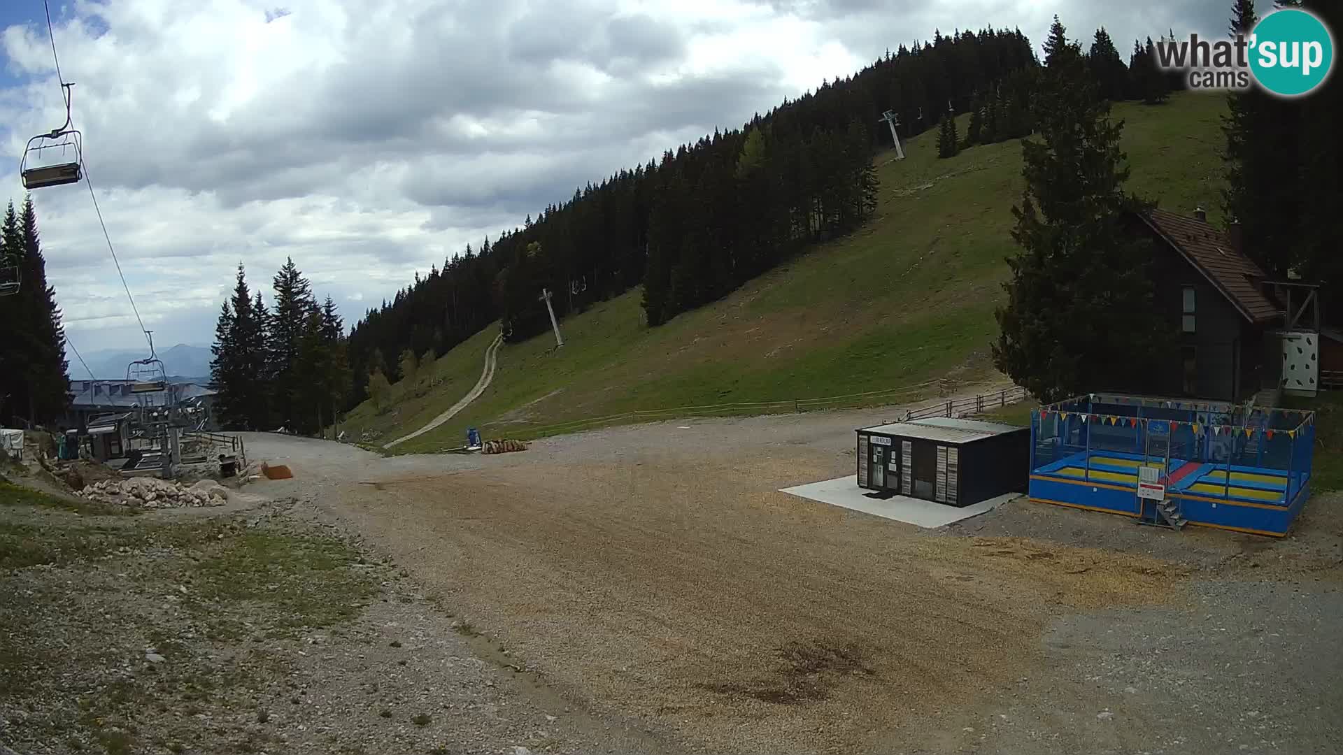 Cámara web en vivo de la estación de esquí GOLTE – vista a Medvedjak – Eslovenia