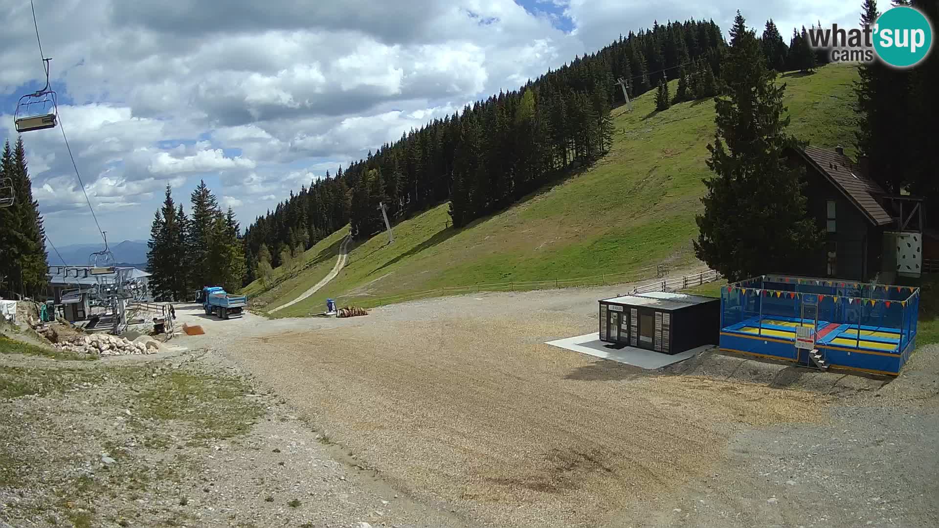 Cámara web en vivo de la estación de esquí GOLTE – vista a Medvedjak – Eslovenia
