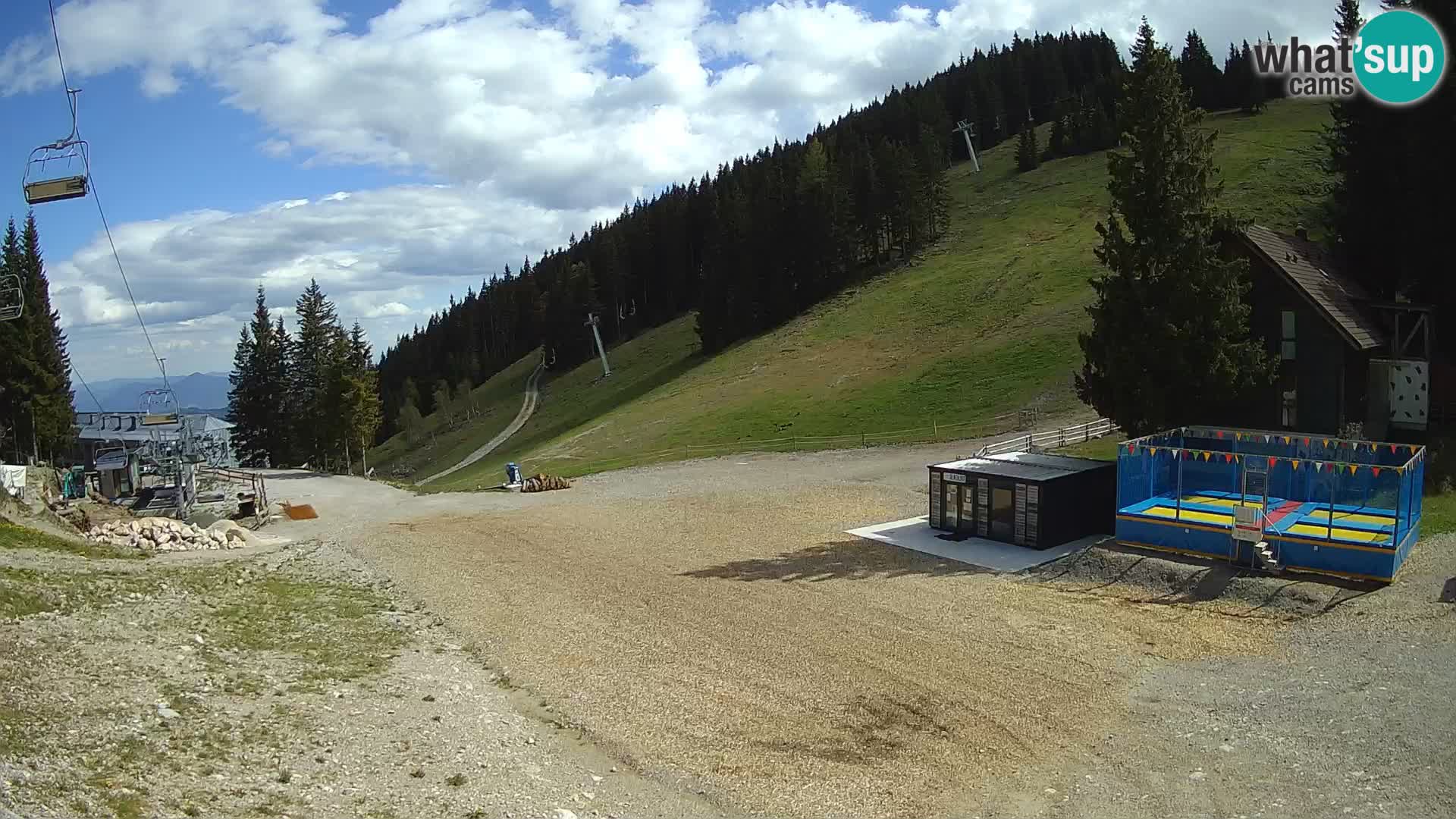 GOLTE skijalište web kamera – pogled na Medvedjak – Slovenija