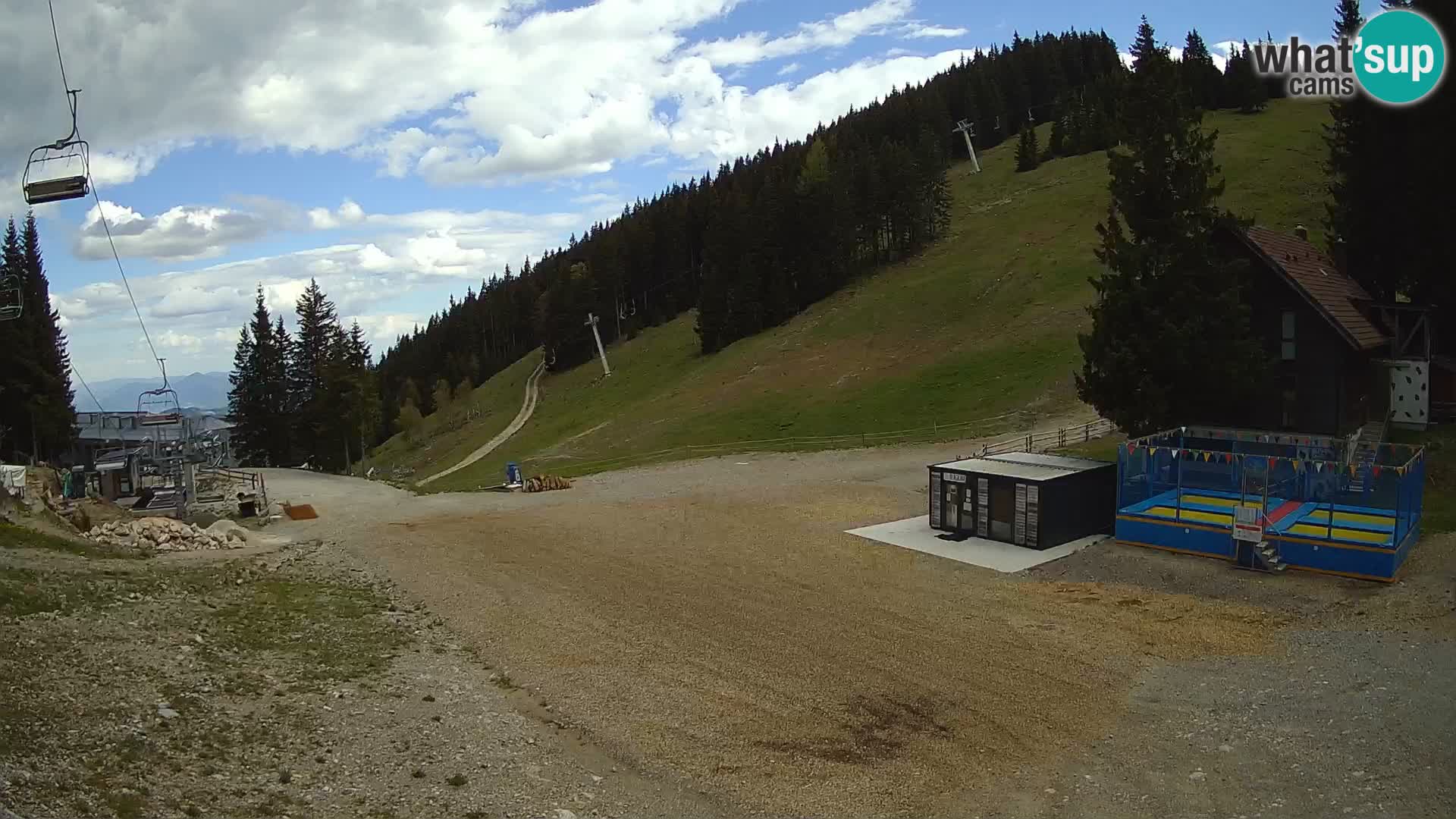GOLTE Ski resort live webcam – view to Medvedjak – Slovenia
