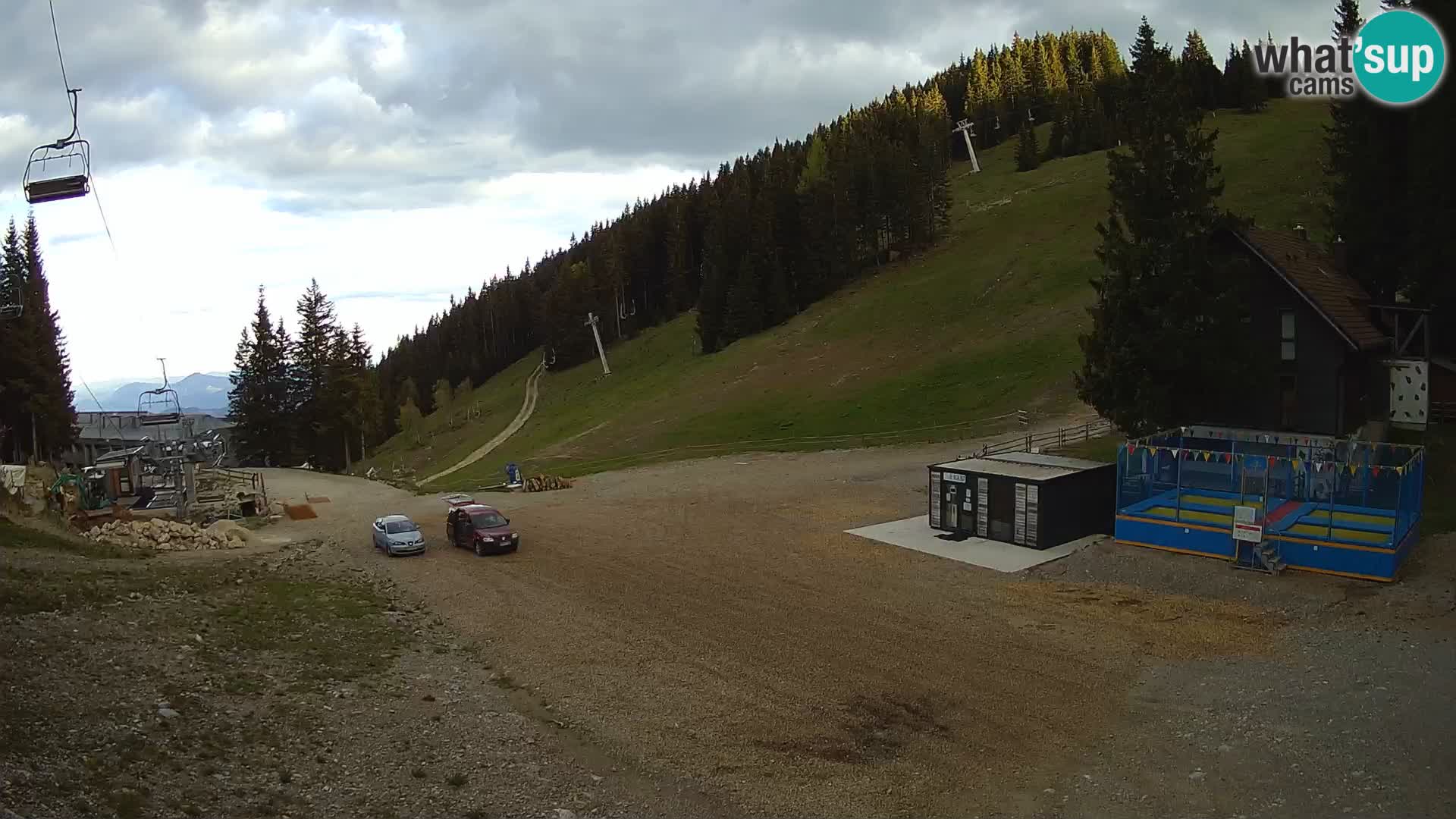 Cámara web en vivo de la estación de esquí GOLTE – vista a Medvedjak – Eslovenia