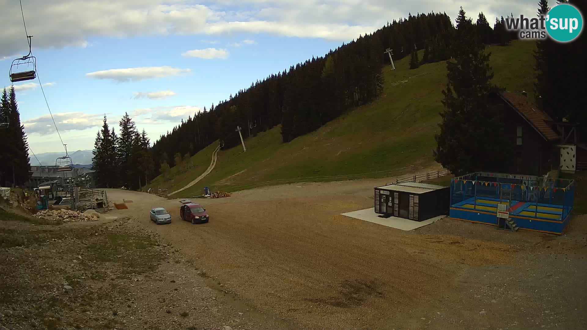 GOLTE skijalište web kamera – pogled na Medvedjak – Slovenija