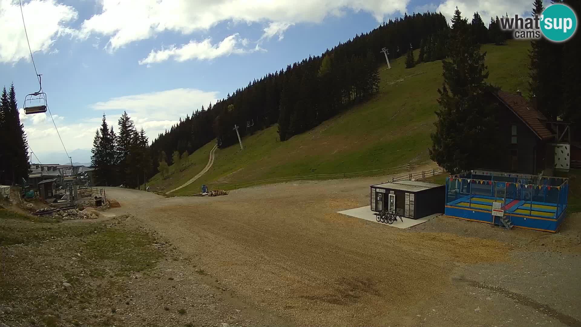 GOLTE skijalište web kamera – pogled na Medvedjak – Slovenija
