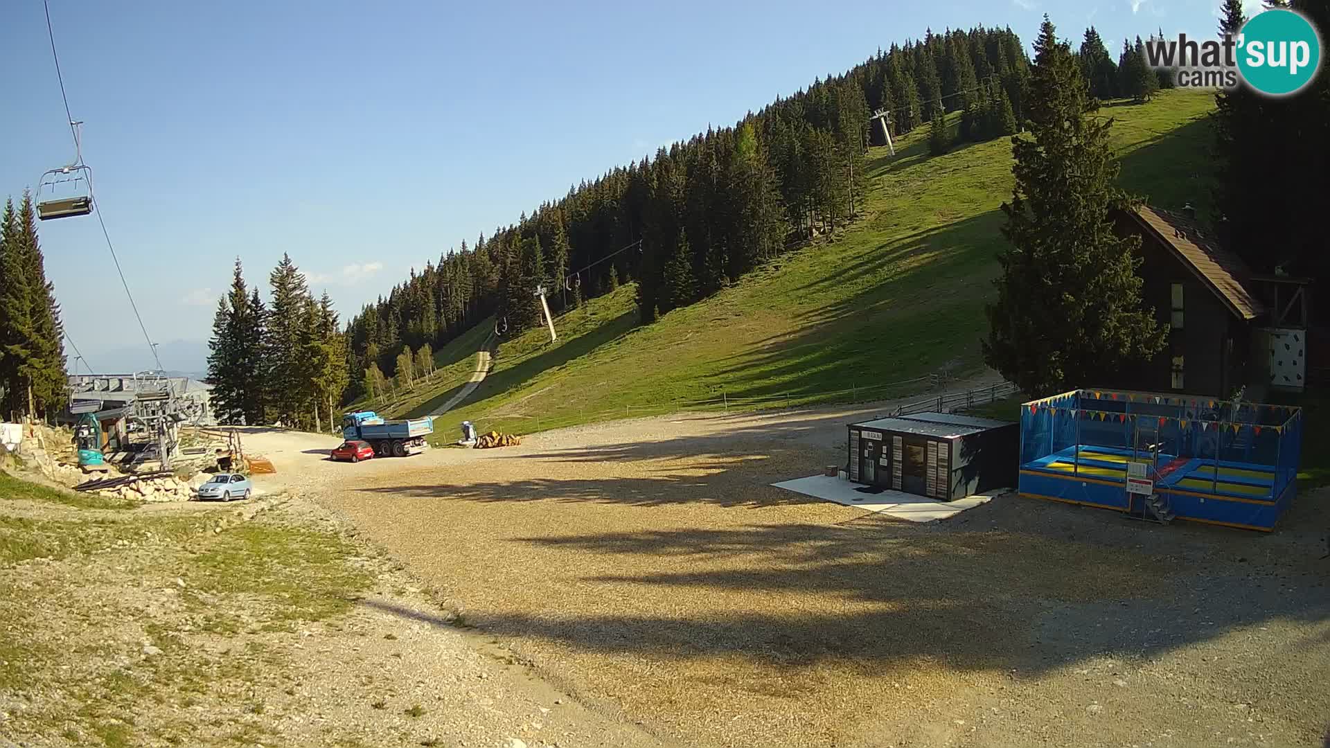 GOLTE skijalište web kamera – pogled na Medvedjak – Slovenija