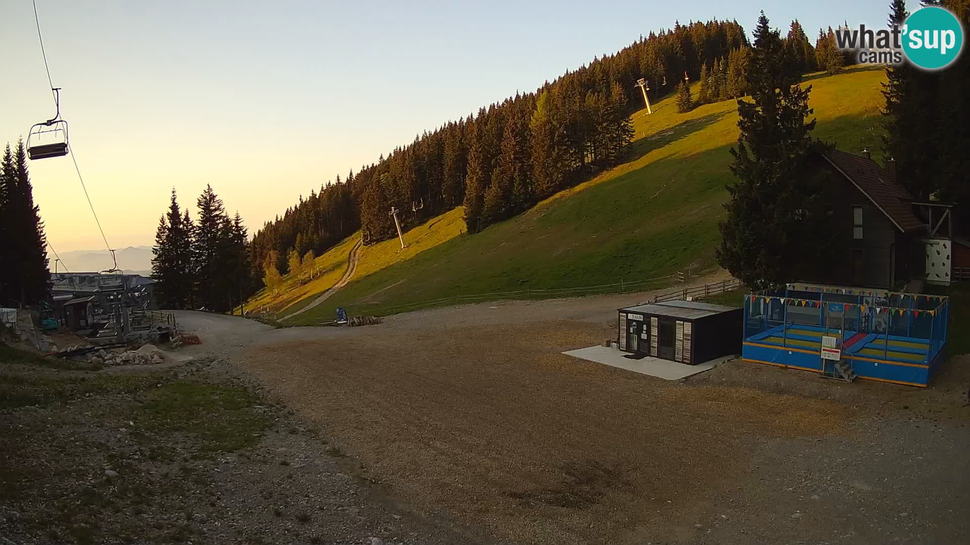 GOLTE Ski resort live webcam – view to Medvedjak – Slovenia