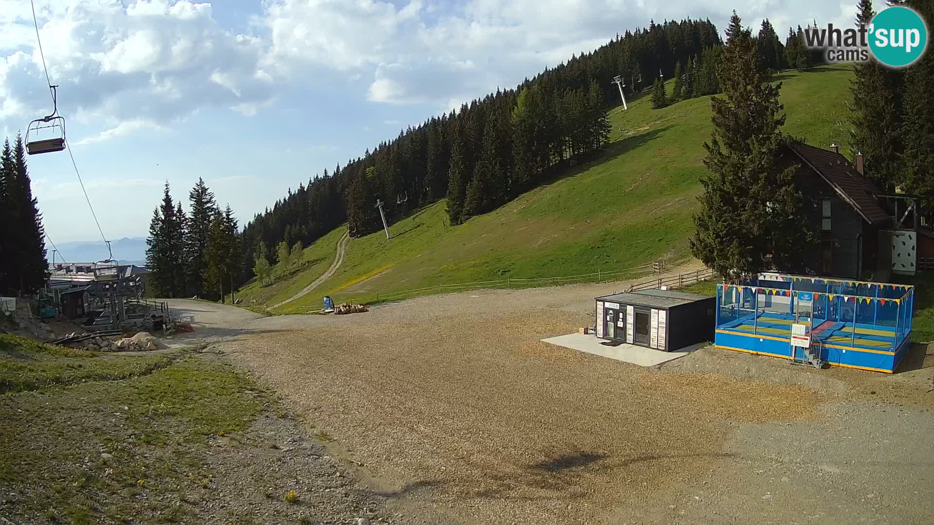 Webcam en direct de la station de ski de GOLTE – vue sur Medvedjak – Slovénie