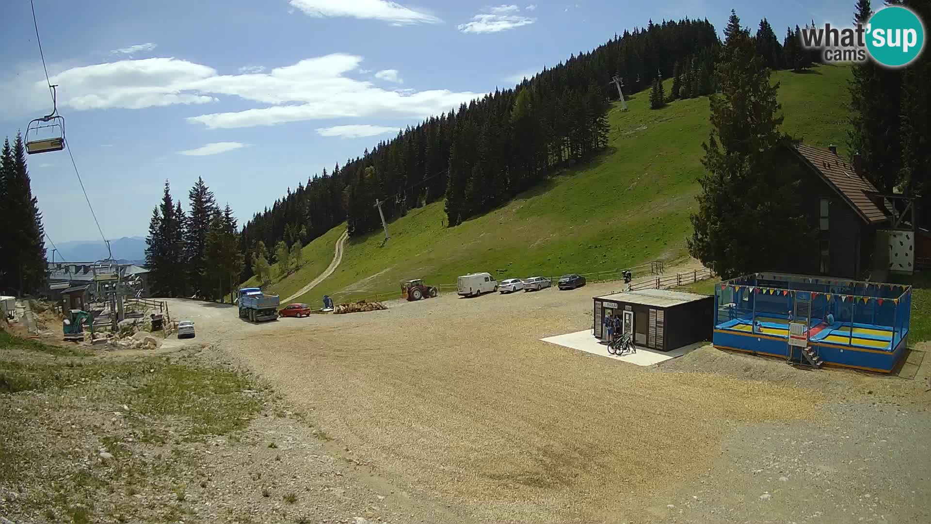 GOLTE Ski resort live webcam – view to Medvedjak – Slovenia