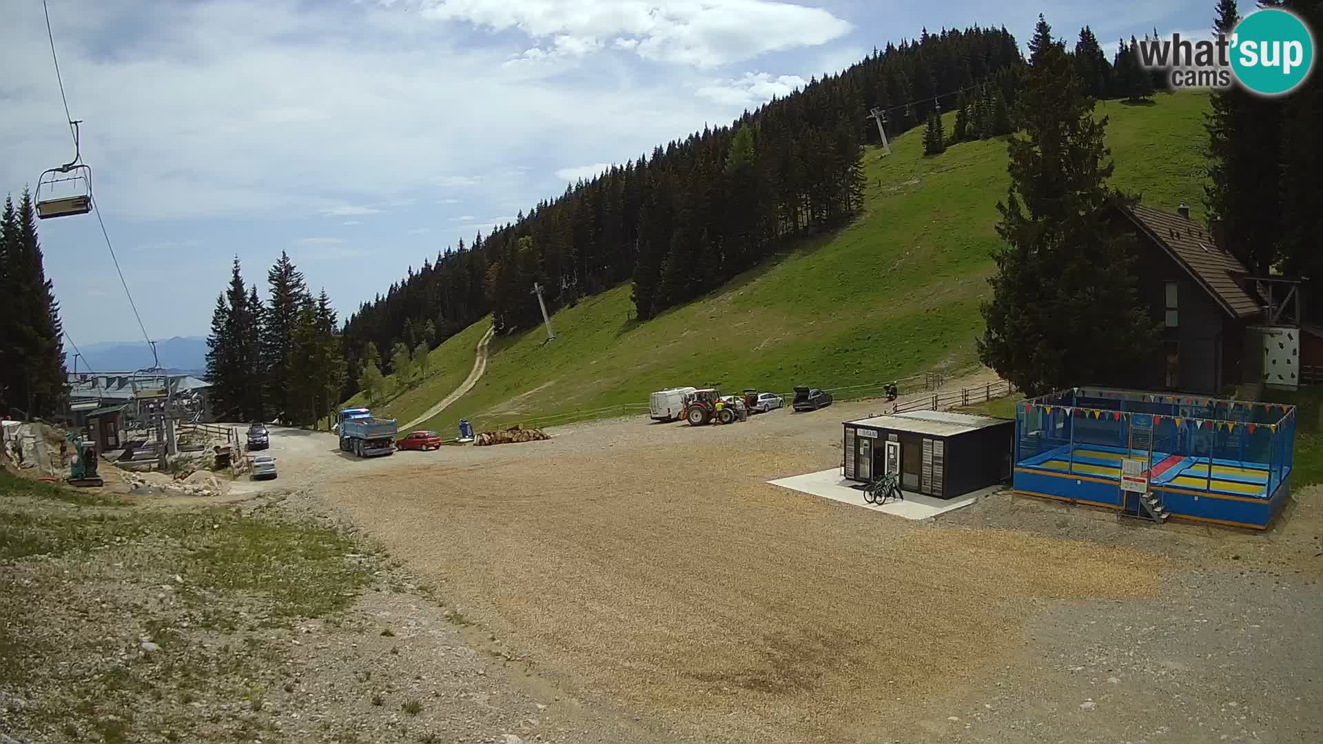 GOLTE Ski resort live webcam – view to Medvedjak – Slovenia