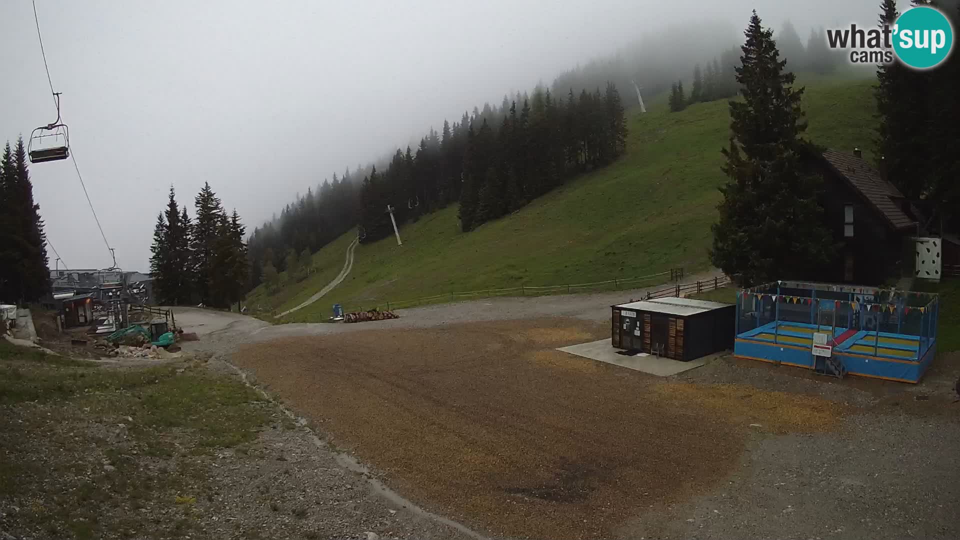 GOLTE skijalište web kamera – pogled na Medvedjak – Slovenija