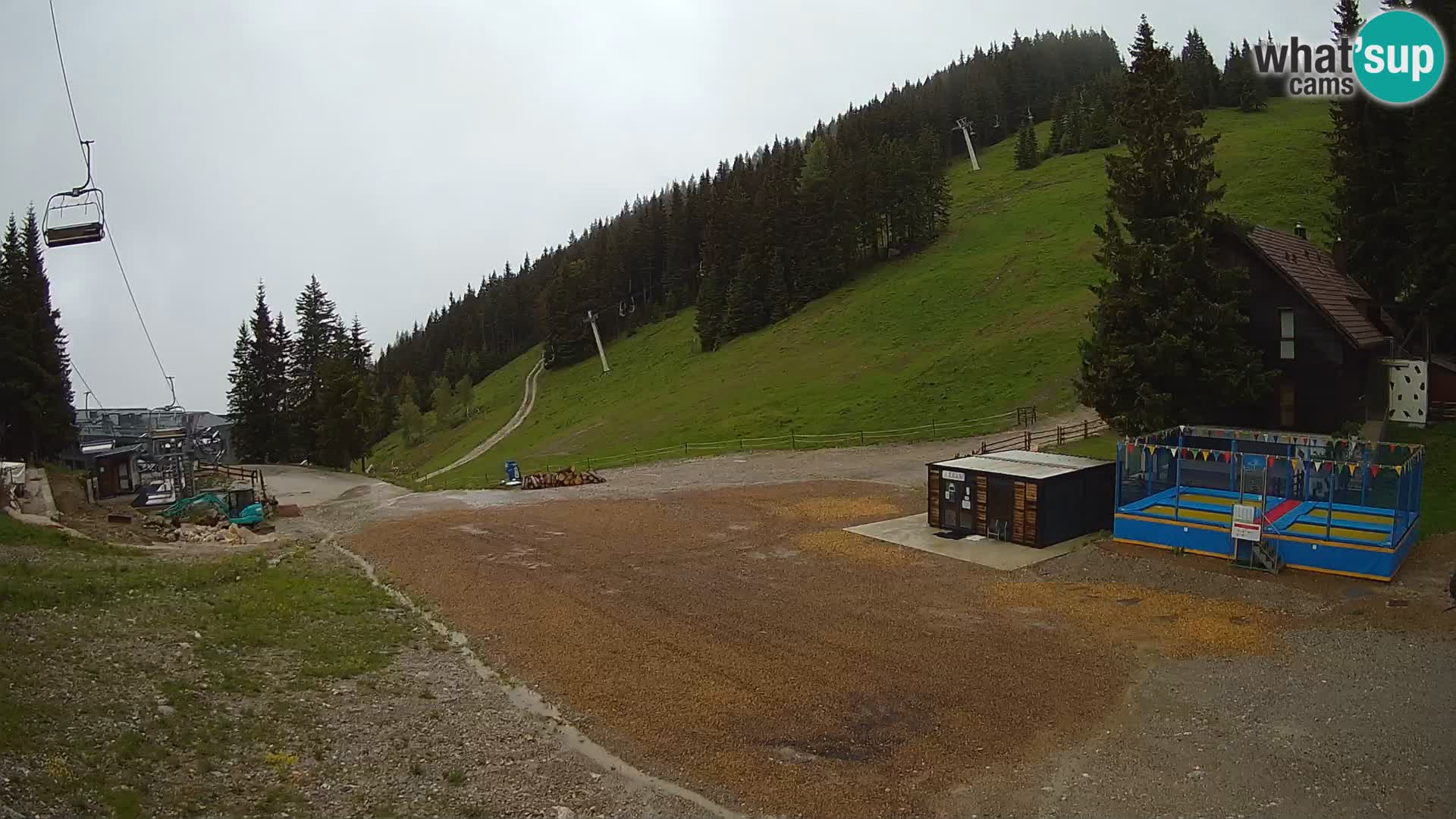 GOLTE skijalište web kamera – pogled na Medvedjak – Slovenija