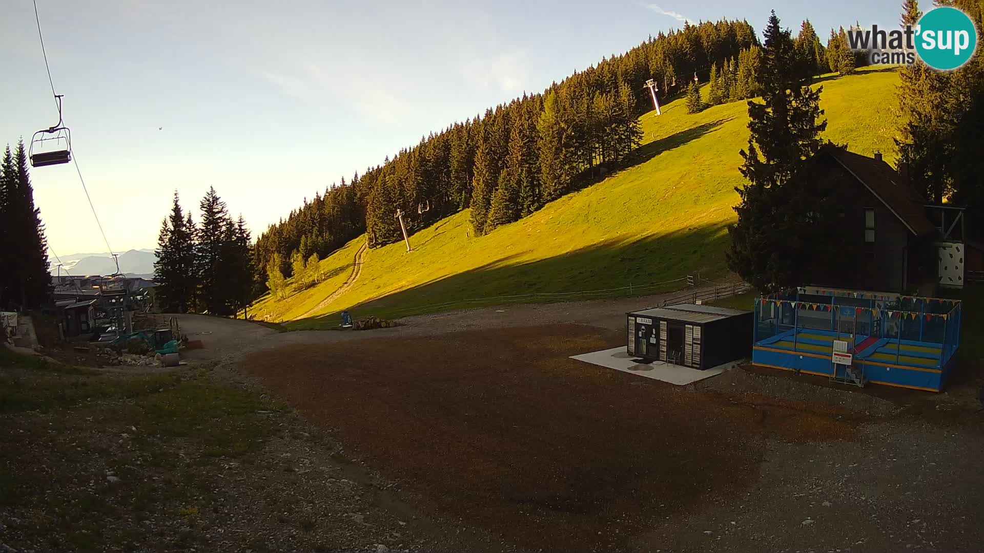 Cámara web en vivo de la estación de esquí GOLTE – vista a Medvedjak – Eslovenia
