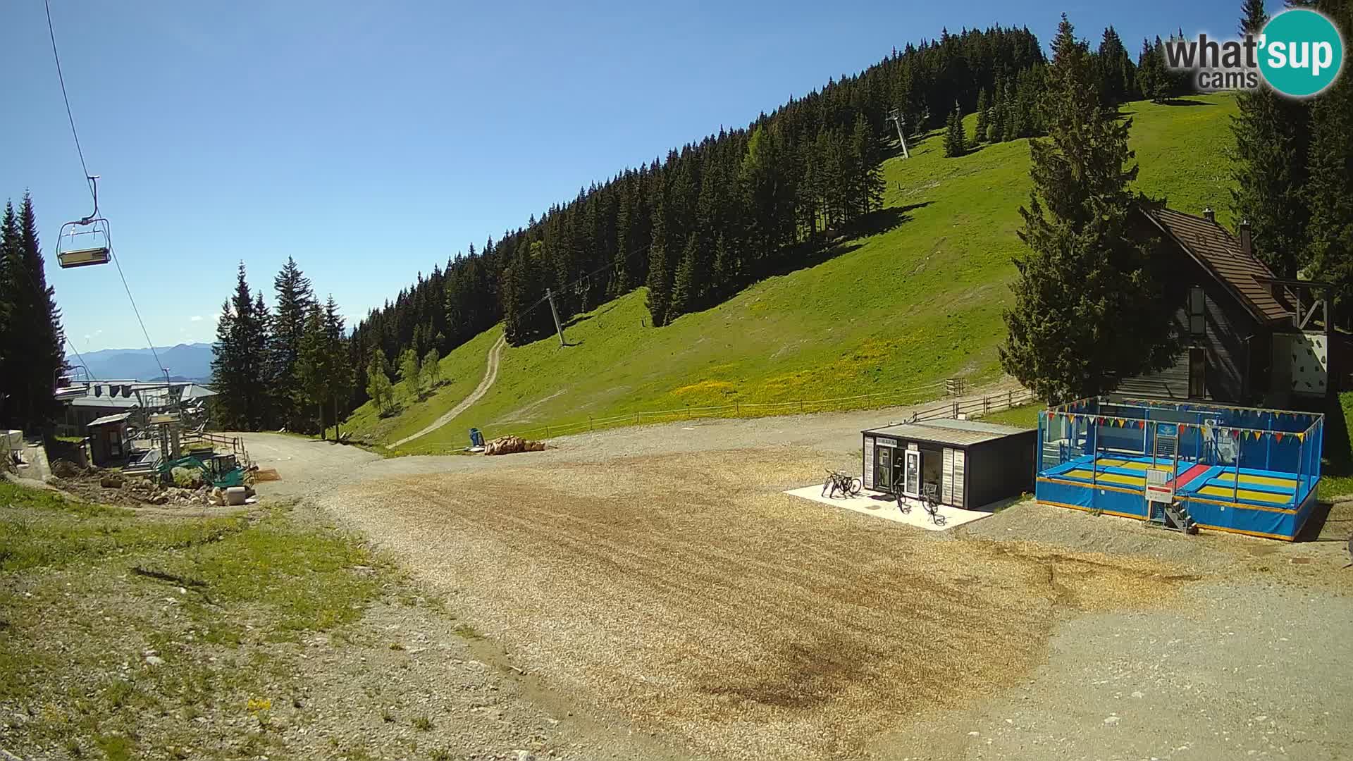 Cámara web en vivo de la estación de esquí GOLTE – vista a Medvedjak – Eslovenia