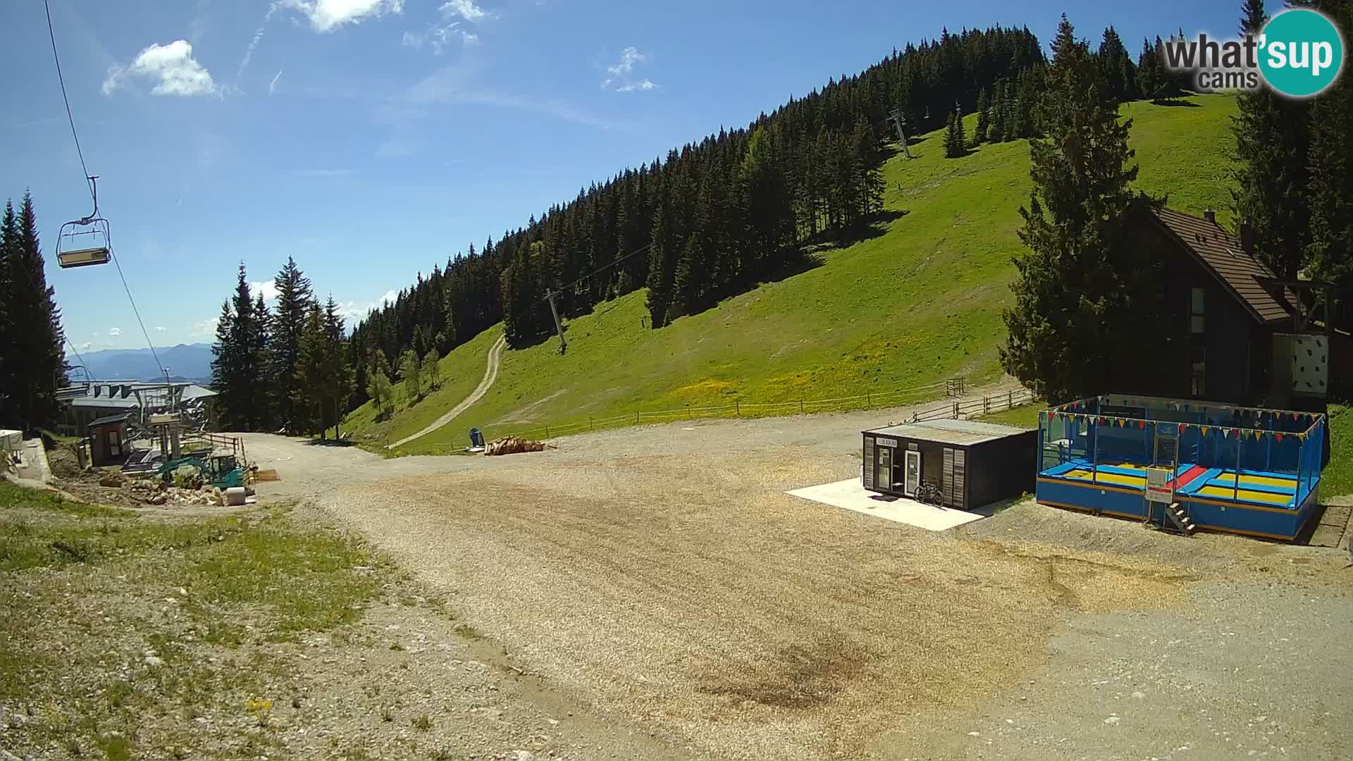 Cámara web en vivo de la estación de esquí GOLTE – vista a Medvedjak – Eslovenia