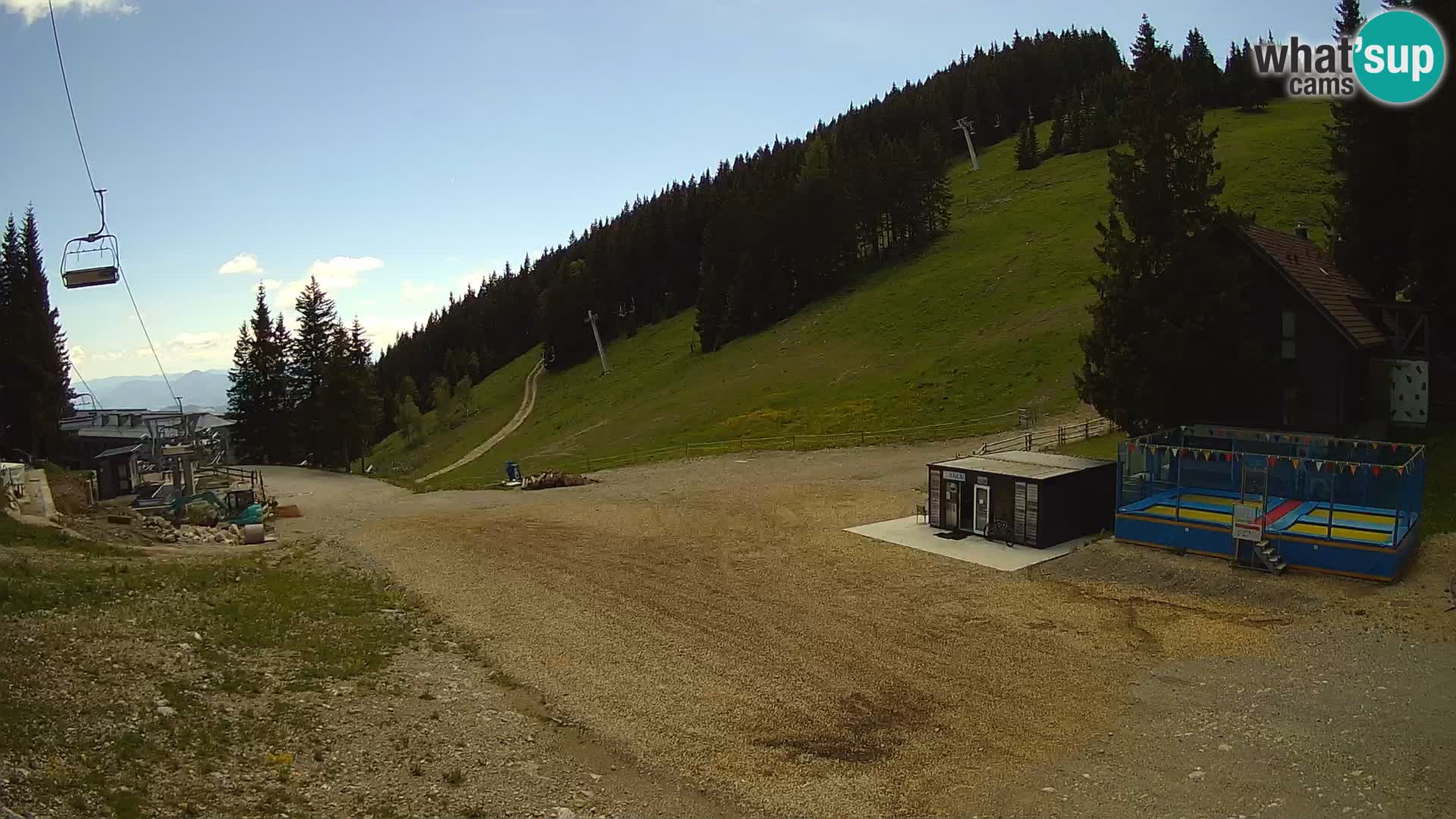 Cámara web en vivo de la estación de esquí GOLTE – vista a Medvedjak – Eslovenia