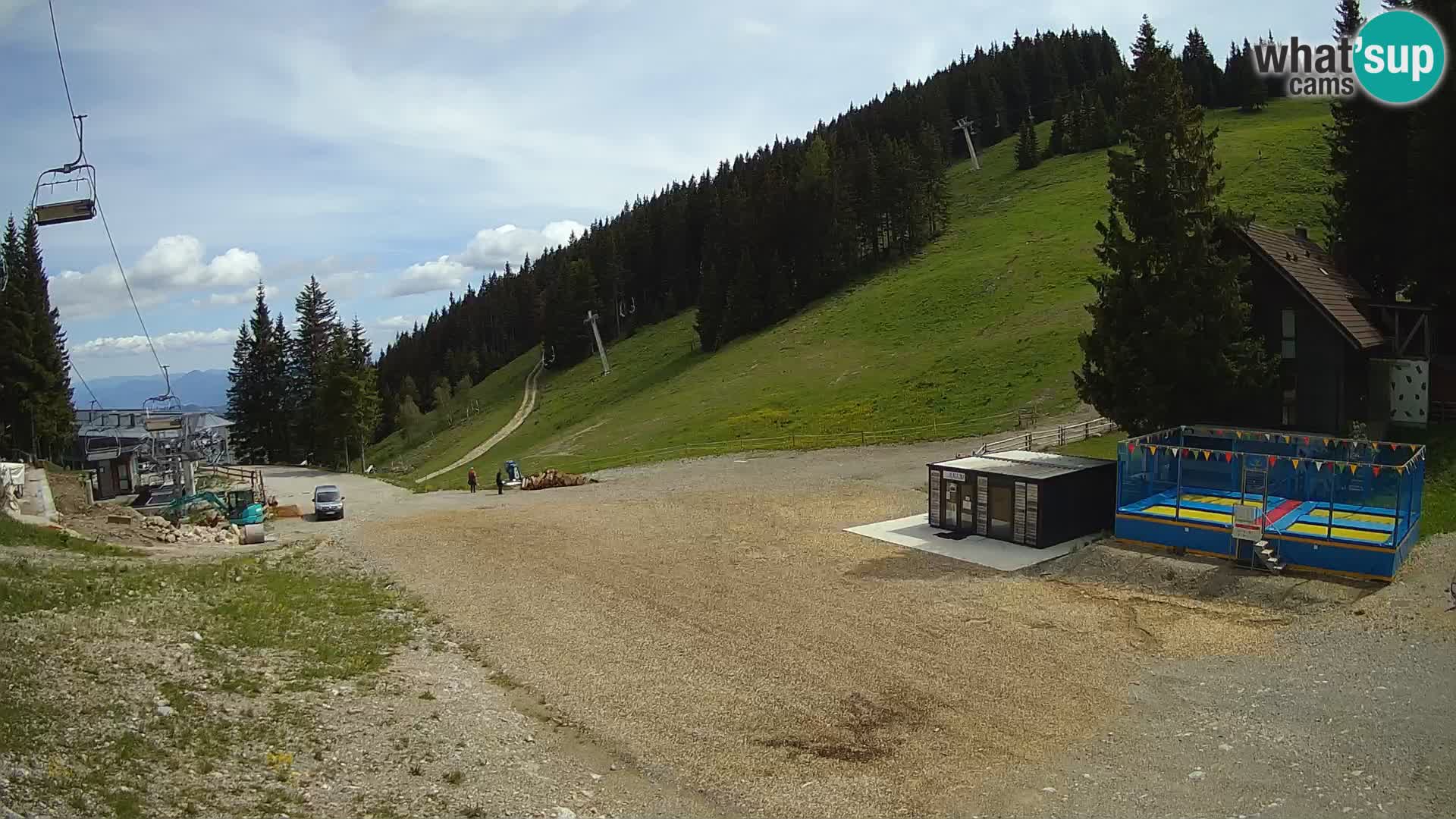 GOLTE Ski resort live webcam – view to Medvedjak – Slovenia