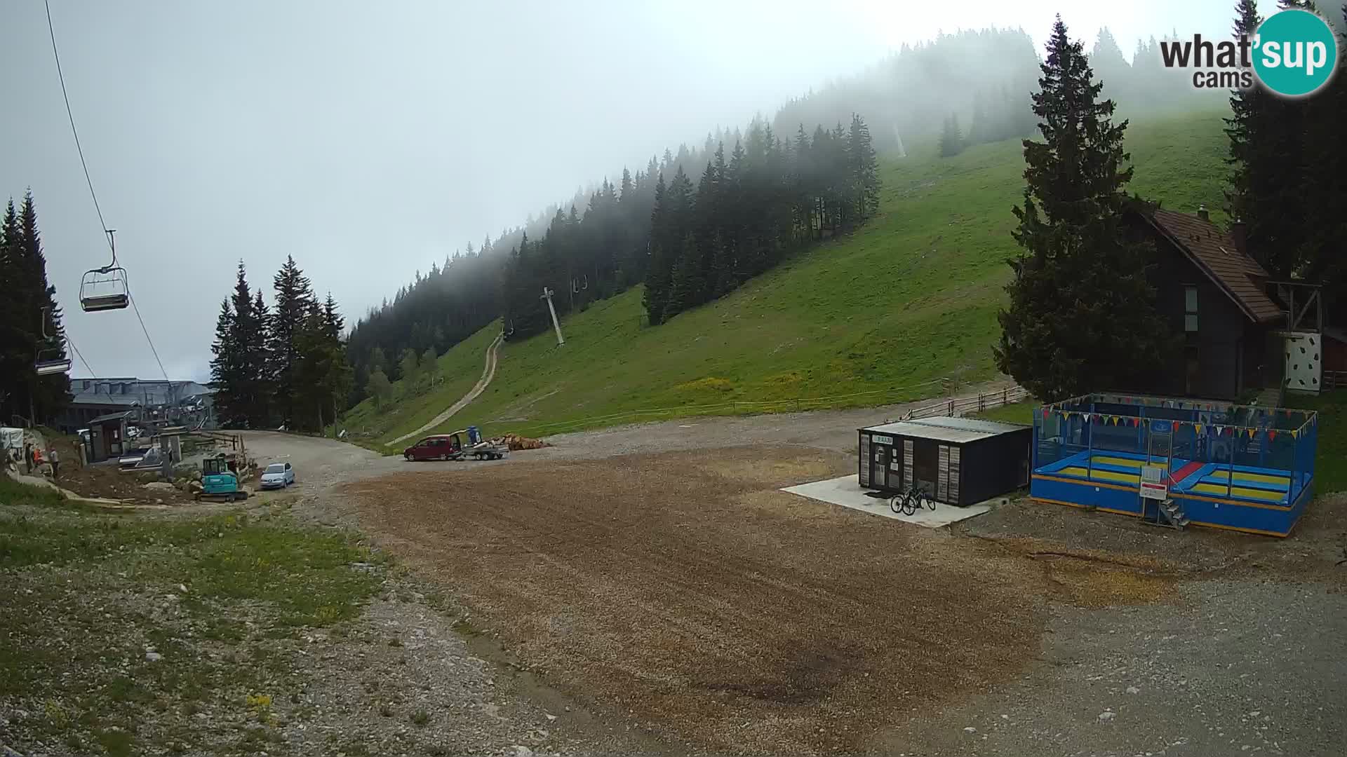 GOLTE Ski resort live webcam – view to Medvedjak – Slovenia