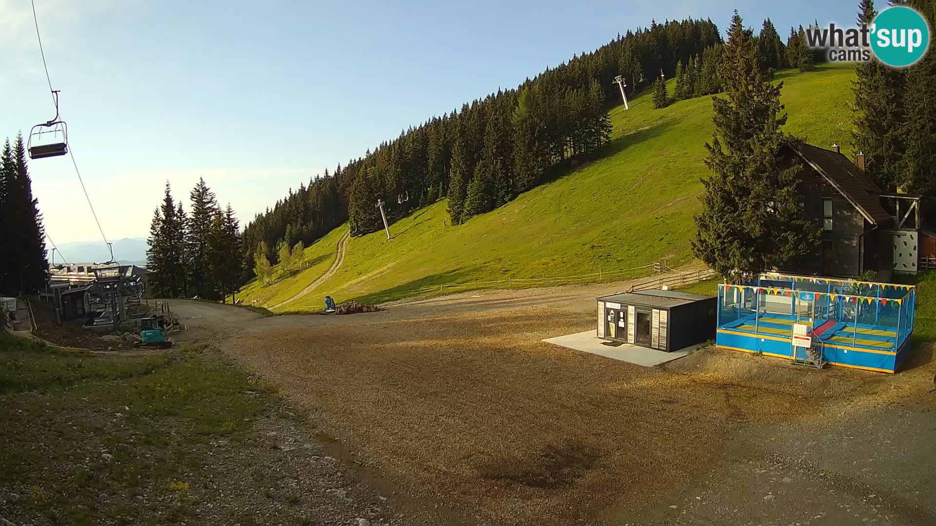 GOLTE Ski resort live webcam – view to Medvedjak – Slovenia