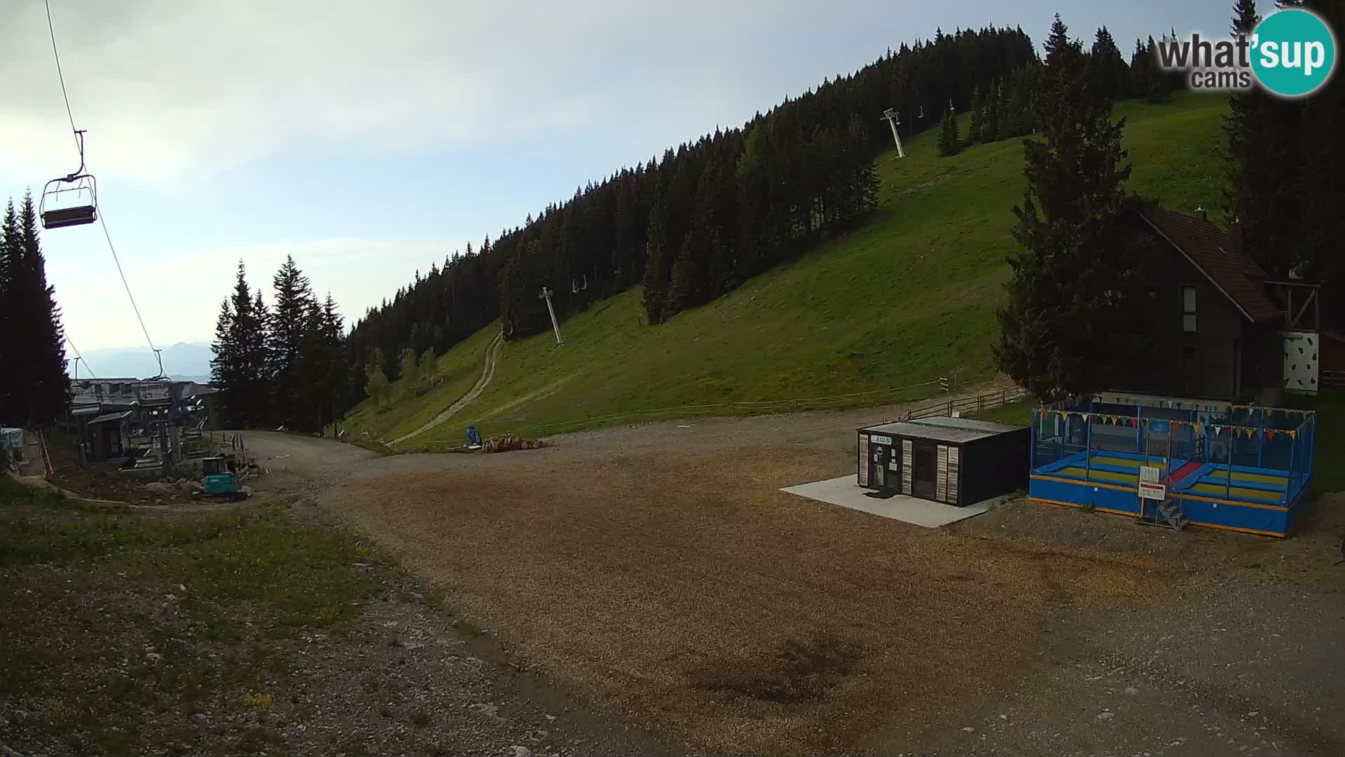 Cámara web en vivo de la estación de esquí GOLTE – vista a Medvedjak – Eslovenia