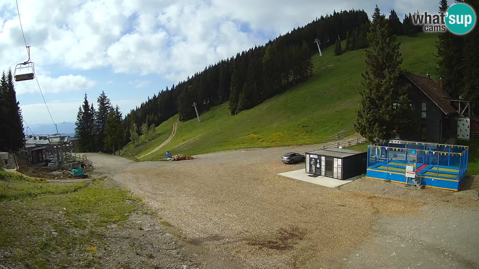 Cámara web en vivo de la estación de esquí GOLTE – vista a Medvedjak – Eslovenia