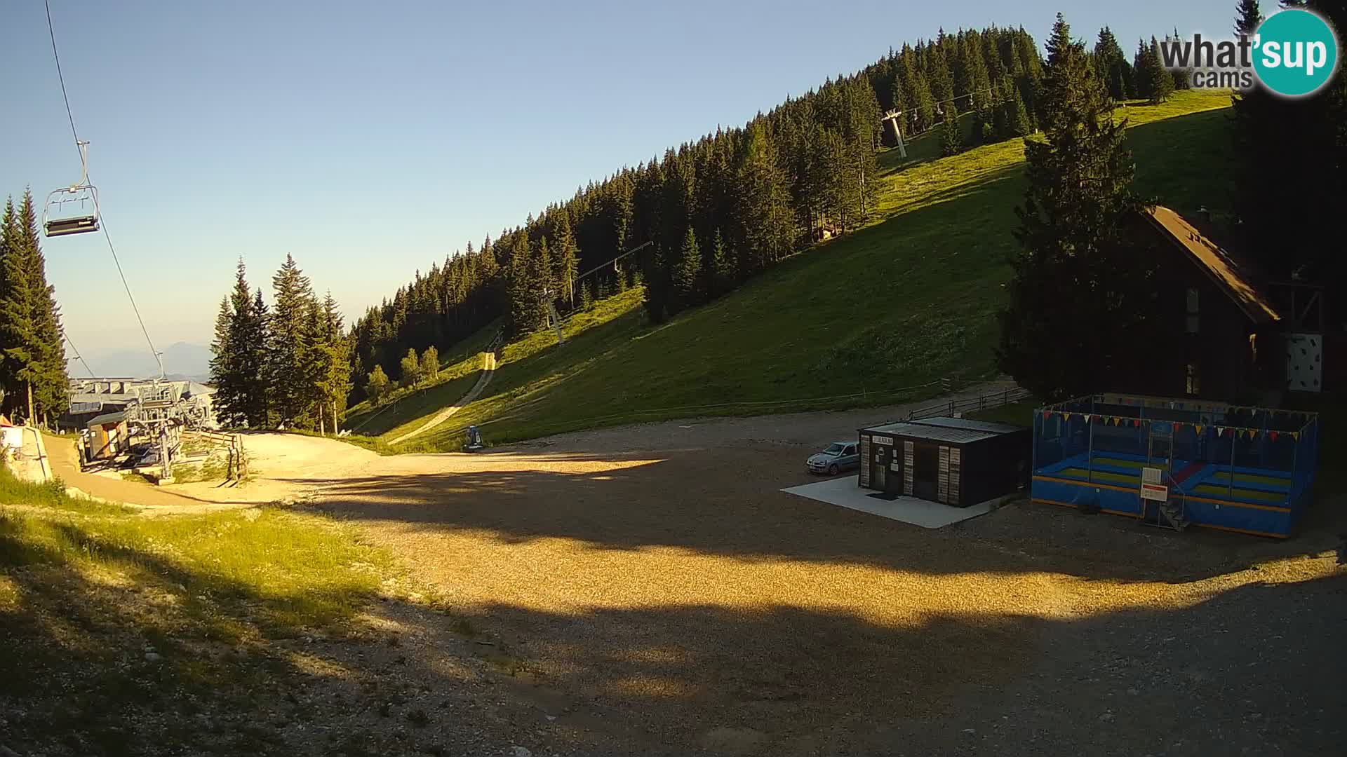GOLTE Ski resort live webcam – view to Medvedjak – Slovenia