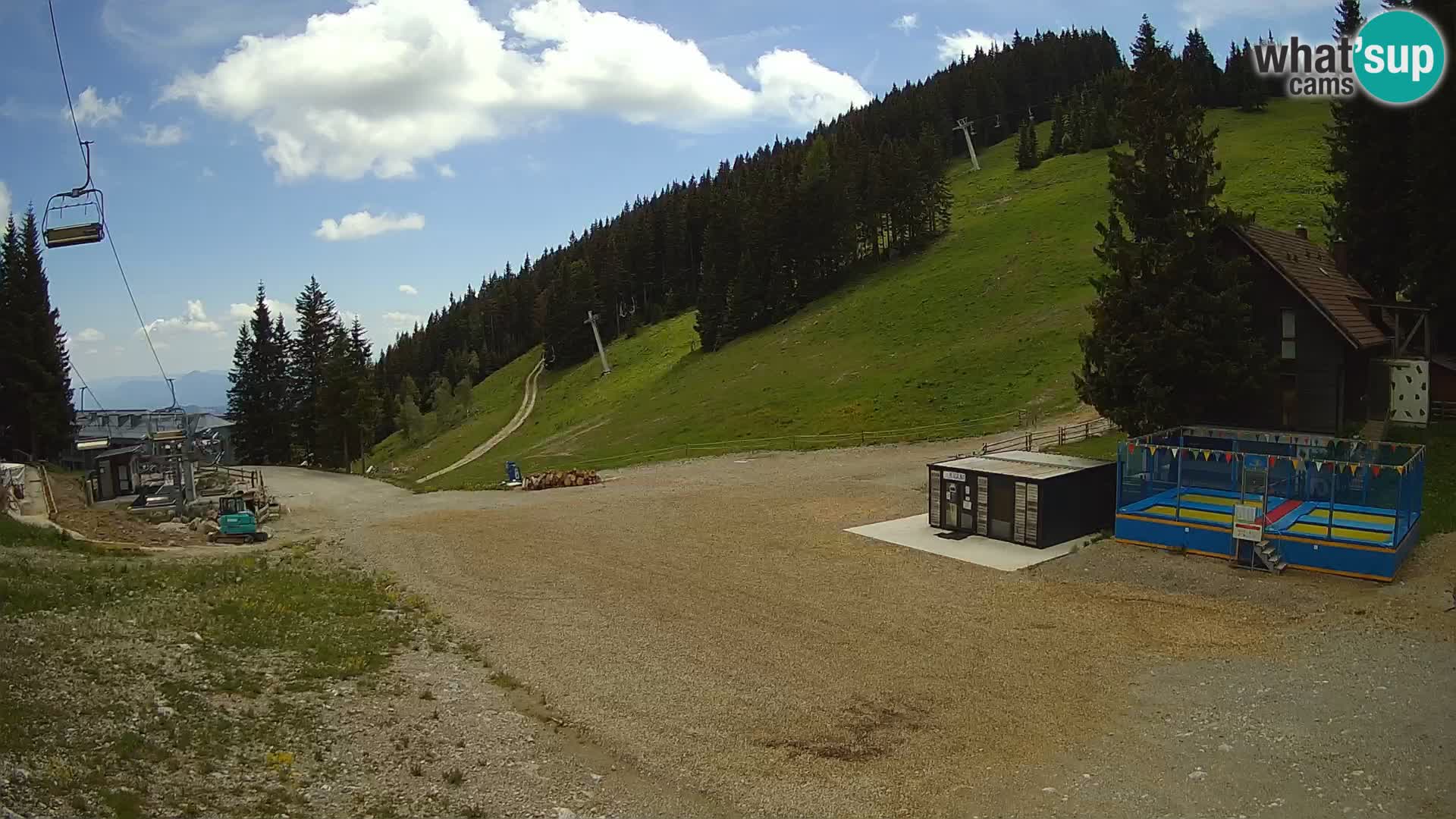 Cámara web en vivo de la estación de esquí GOLTE – vista a Medvedjak – Eslovenia