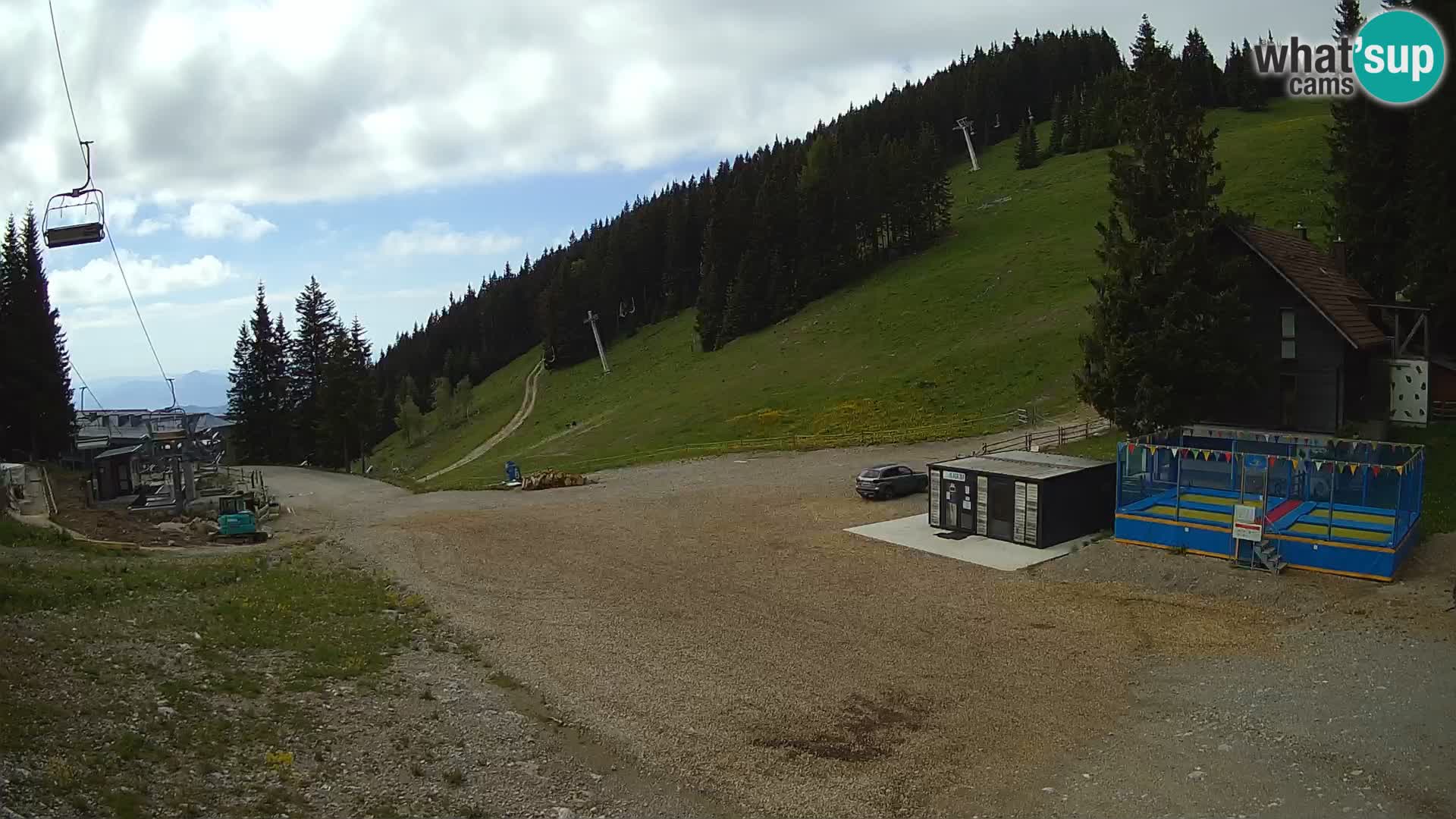 Cámara web en vivo de la estación de esquí GOLTE – vista a Medvedjak – Eslovenia