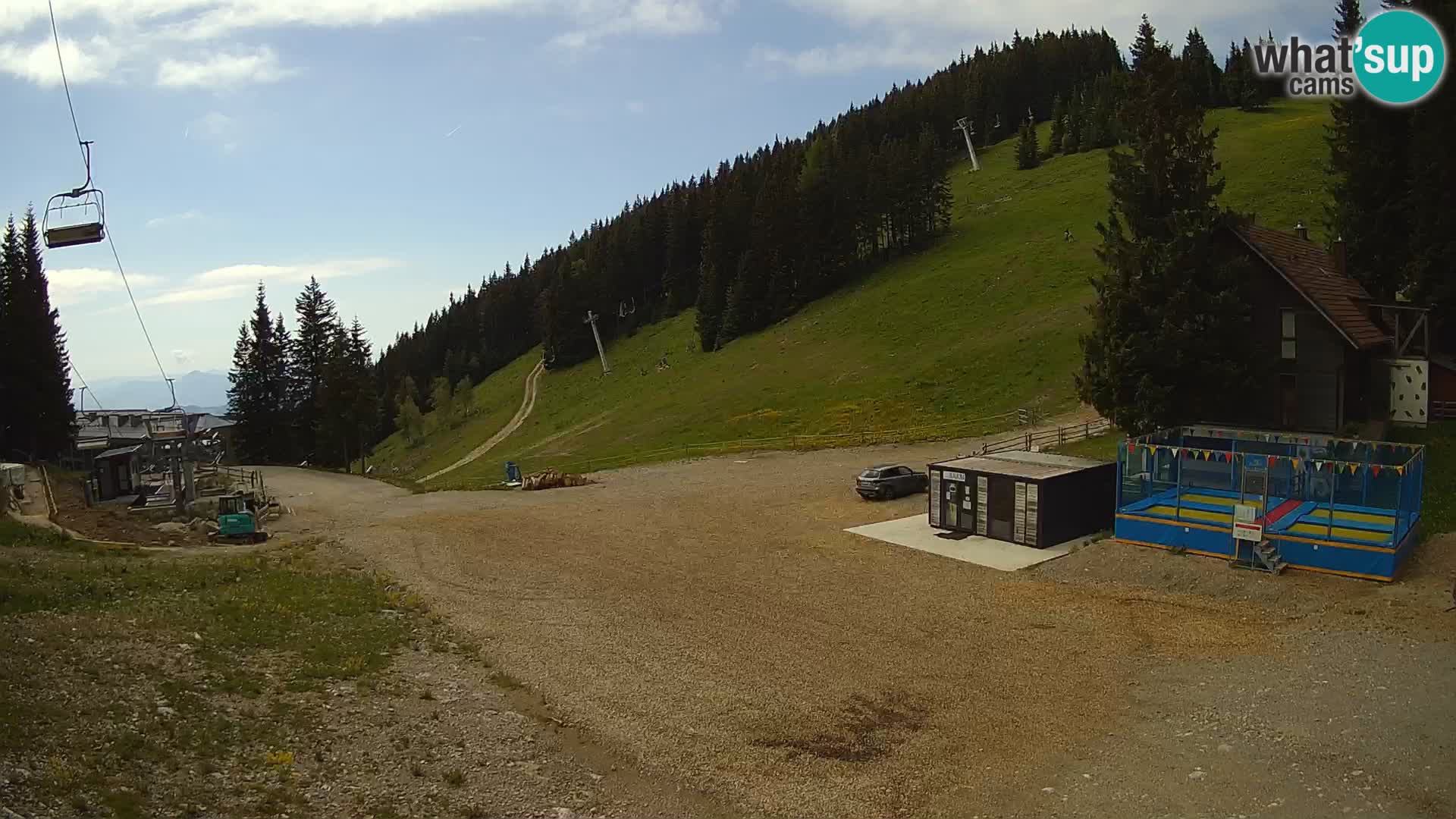 Cámara web en vivo de la estación de esquí GOLTE – vista a Medvedjak – Eslovenia