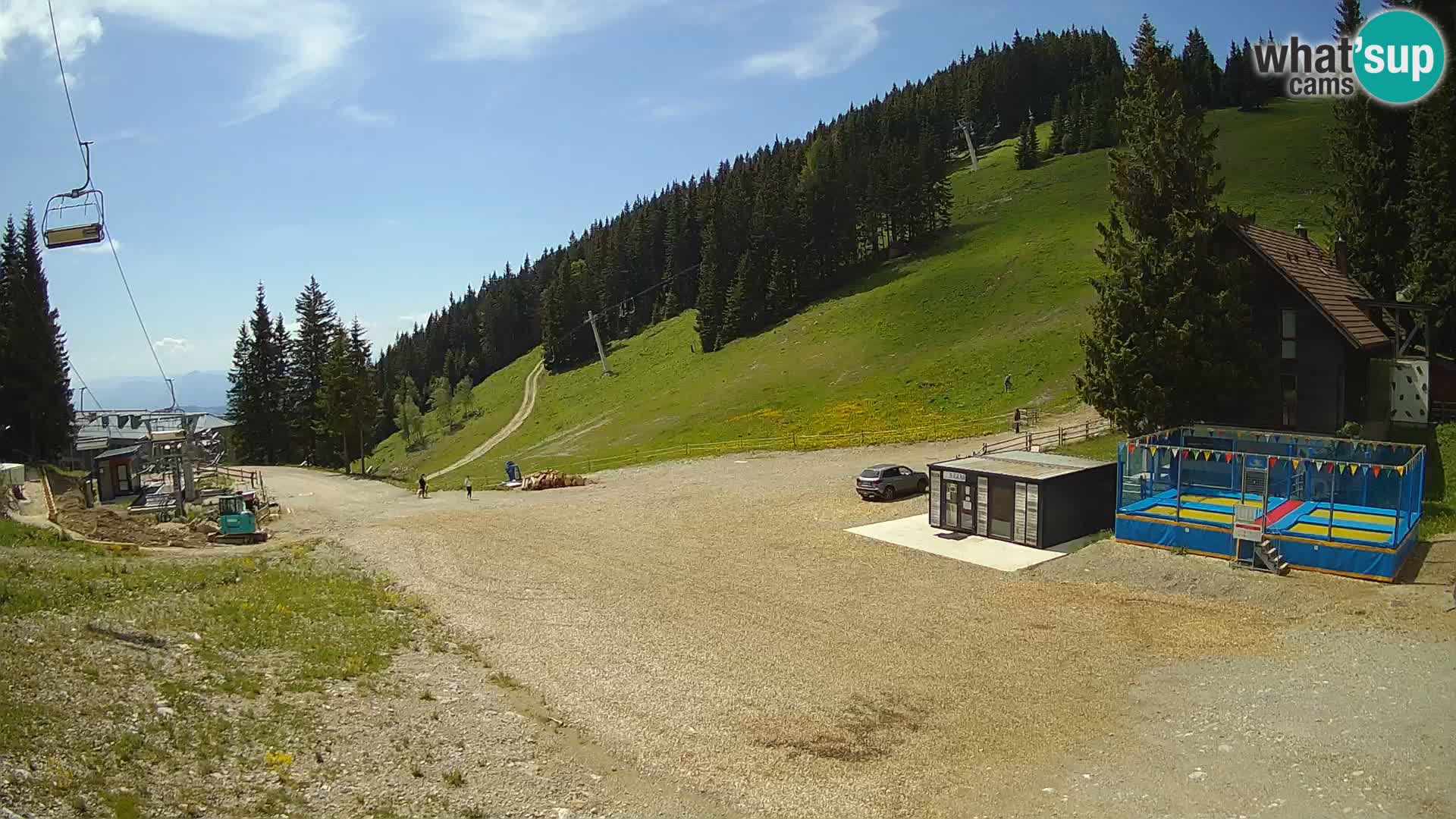 Cámara web en vivo de la estación de esquí GOLTE – vista a Medvedjak – Eslovenia