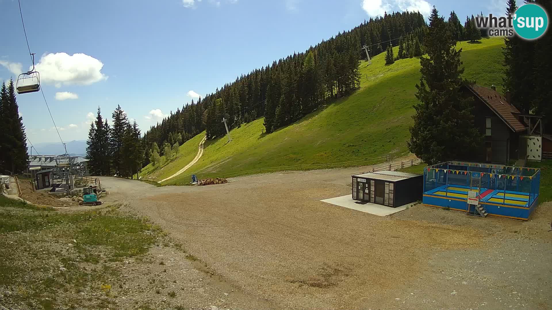 Cámara web en vivo de la estación de esquí GOLTE – vista a Medvedjak – Eslovenia