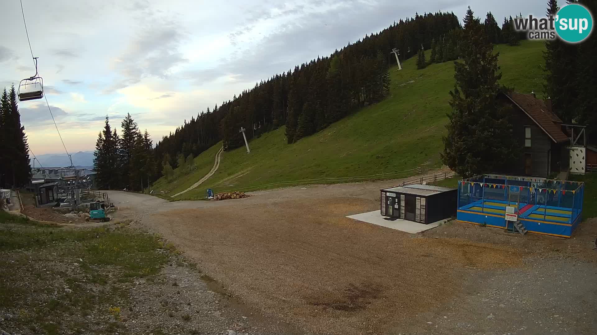 GOLTE Ski resort live webcam – view to Medvedjak – Slovenia