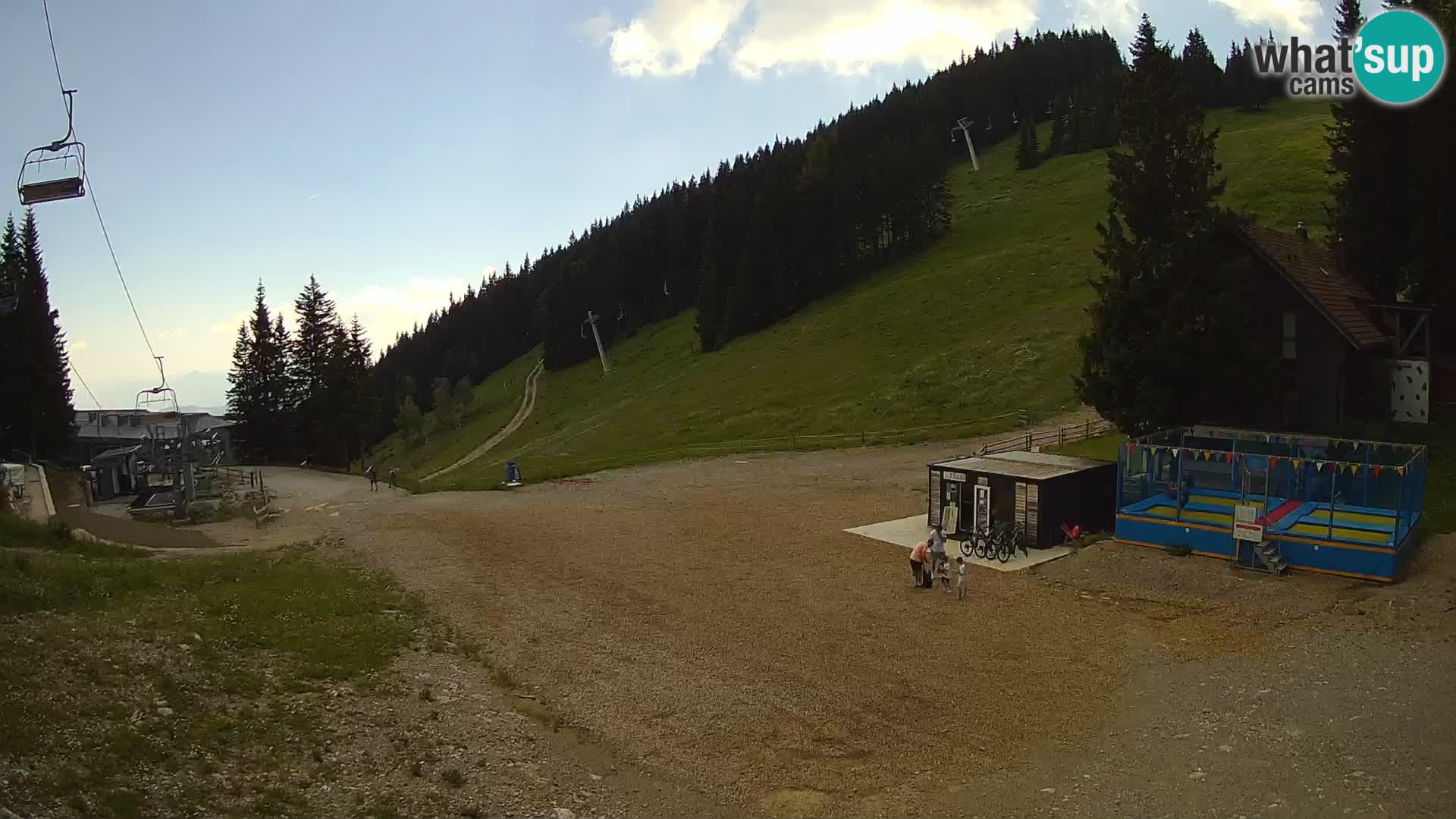 Cámara web en vivo de la estación de esquí GOLTE – vista a Medvedjak – Eslovenia