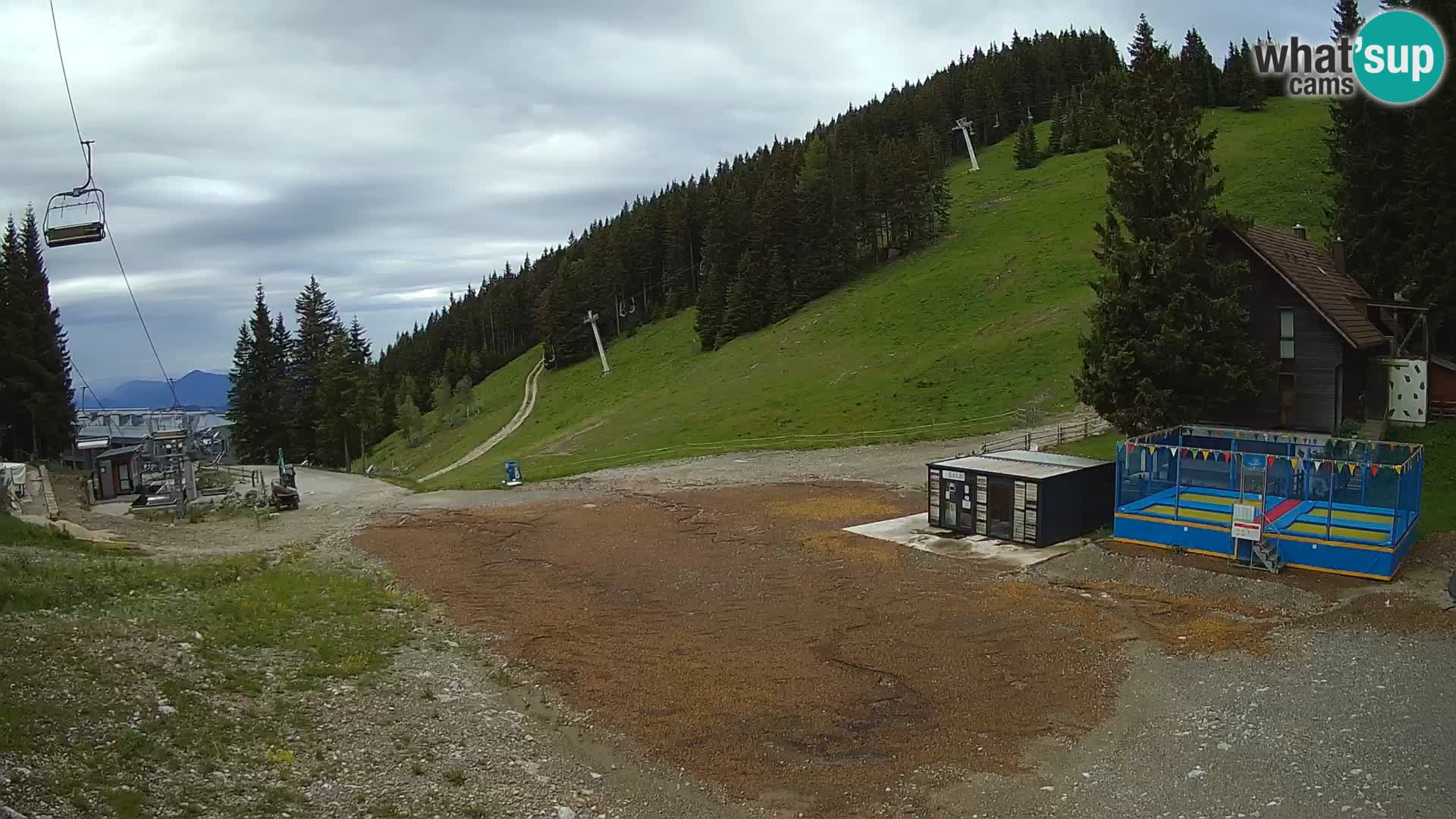 Cámara web en vivo de la estación de esquí GOLTE – vista a Medvedjak – Eslovenia