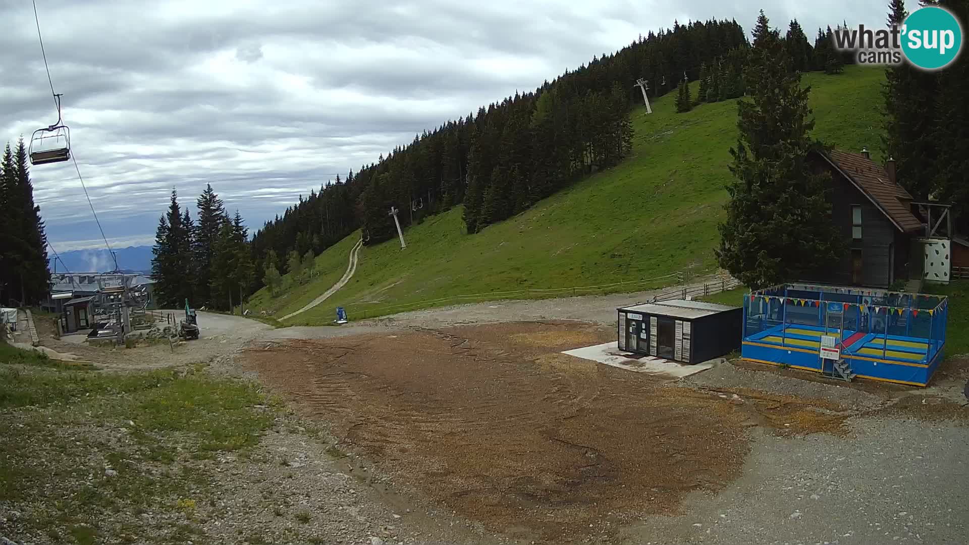 Cámara web en vivo de la estación de esquí GOLTE – vista a Medvedjak – Eslovenia